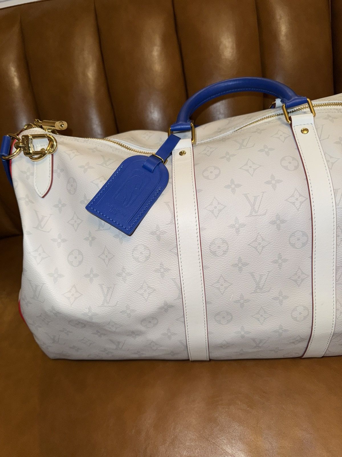 Louis Vuitton × NBA Louis Vuitton X NBA Keepall Antartica Bag Size ONE SIZE - 3 Thumbnail