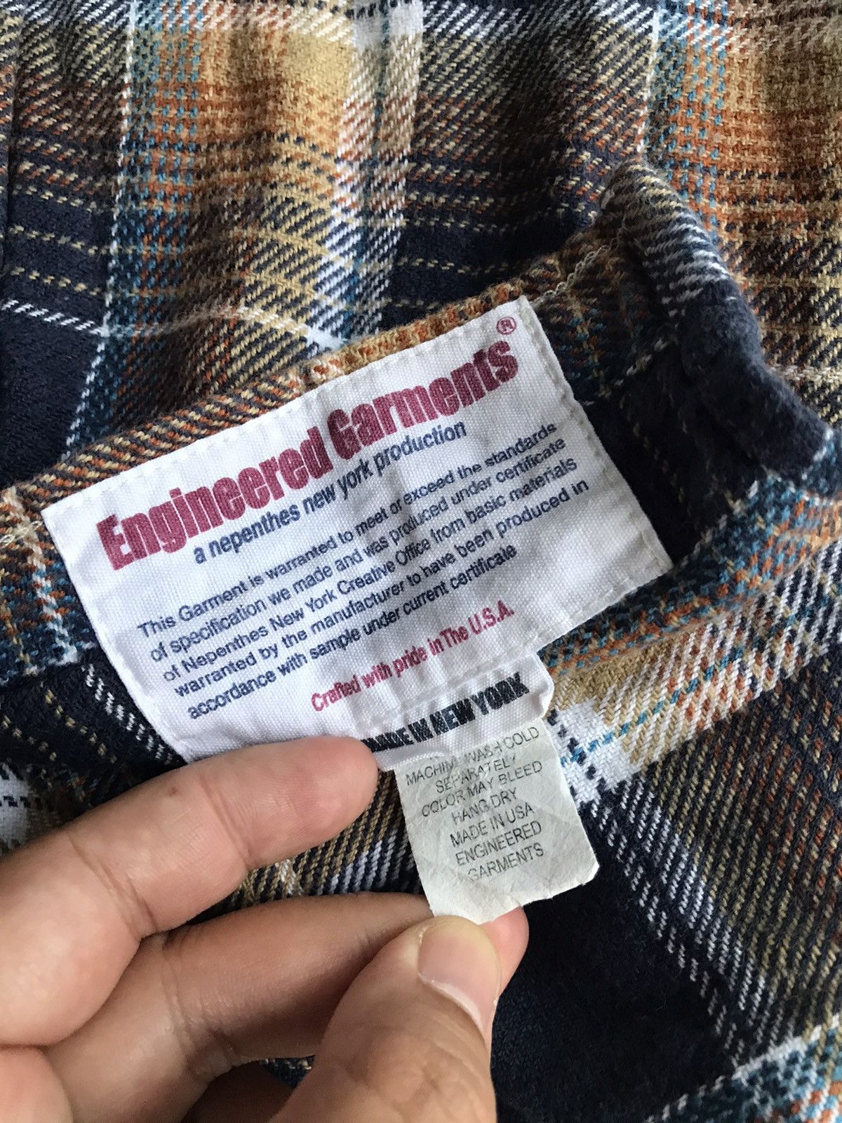 Engineered Garments × Japanese Brand × Nepenthes Engineered Garments Flannels plaid shirt Size US S / EU 44-46 / 1 - 6 Thumbnail