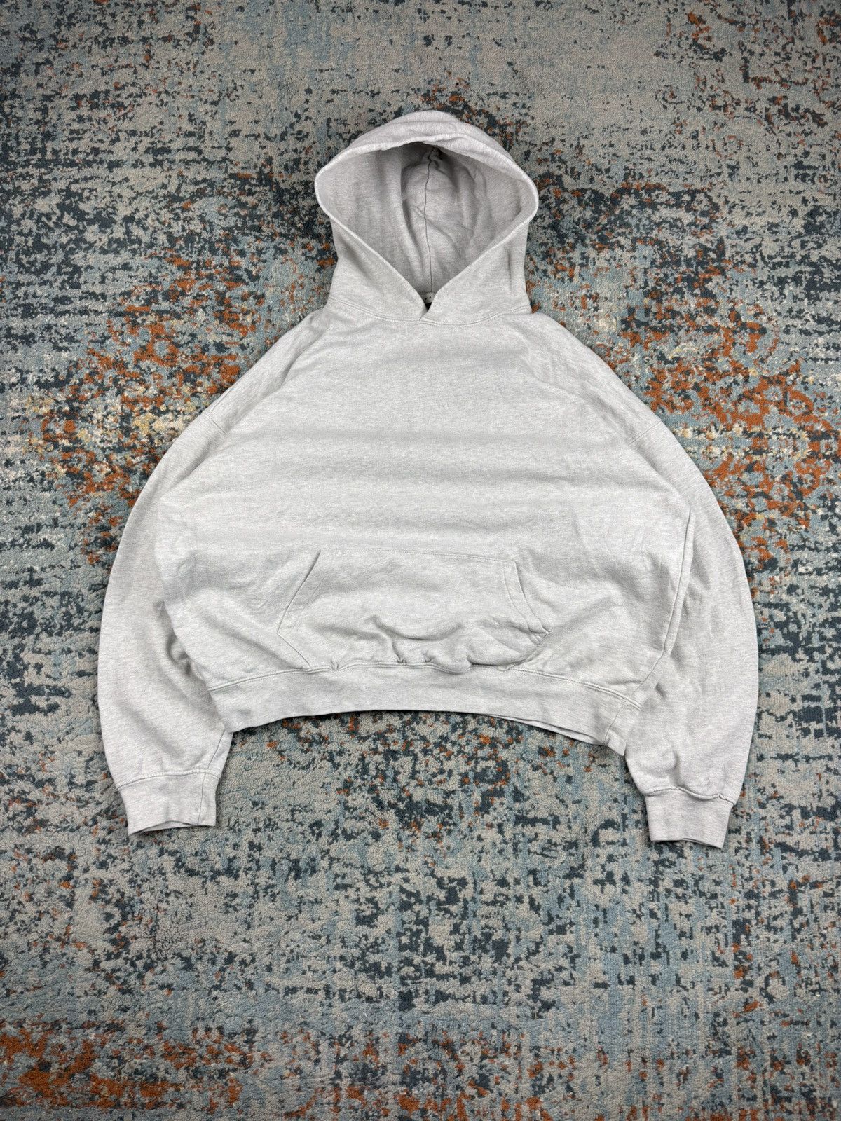 MNML MNML melange heather grey boxy baggy basic essential hoodie Size US M / EU 48-50 / 2 - 1 Thumbnail