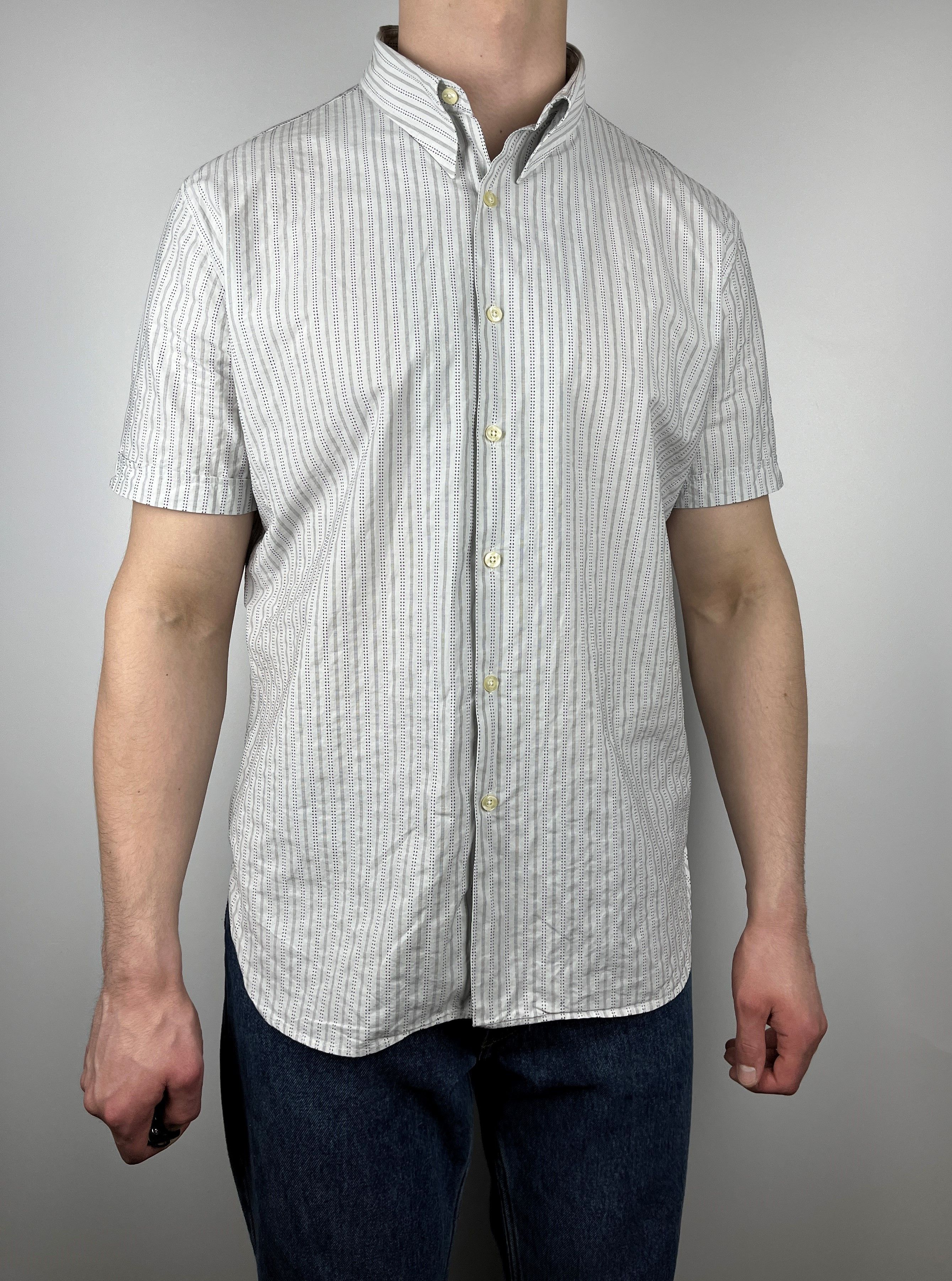 Paul Smith PS Paul Smith Striped Short Sleeve Shirt Size US XXL / EU 58 / 5 - 2 Thumbnail