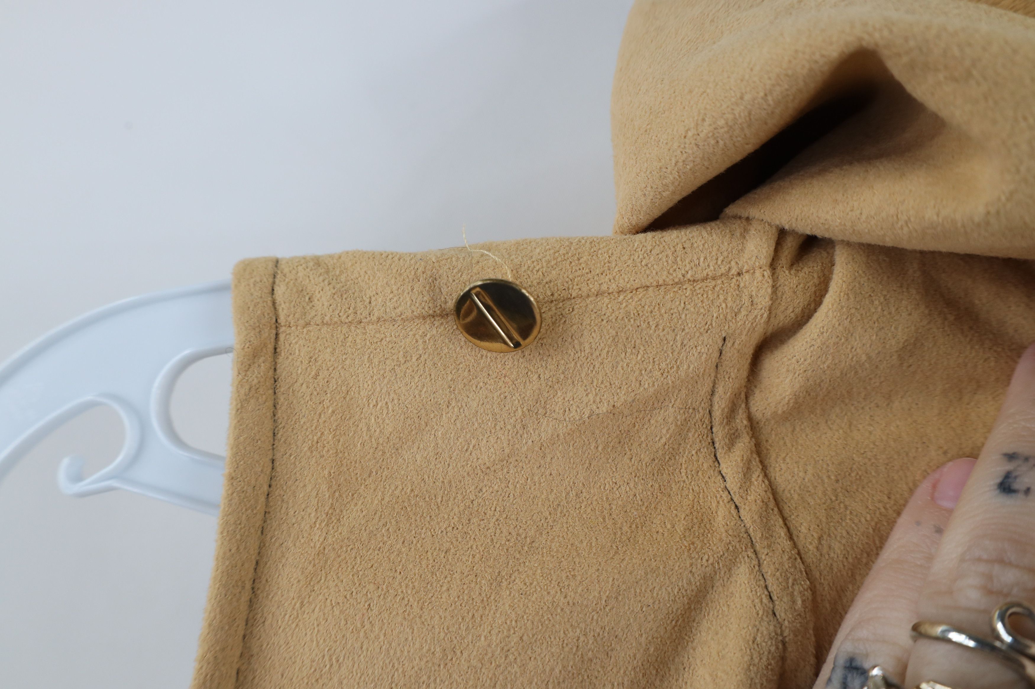 Vintage 60s 70s Union Made Boho Chic Full Length Hoodie USA