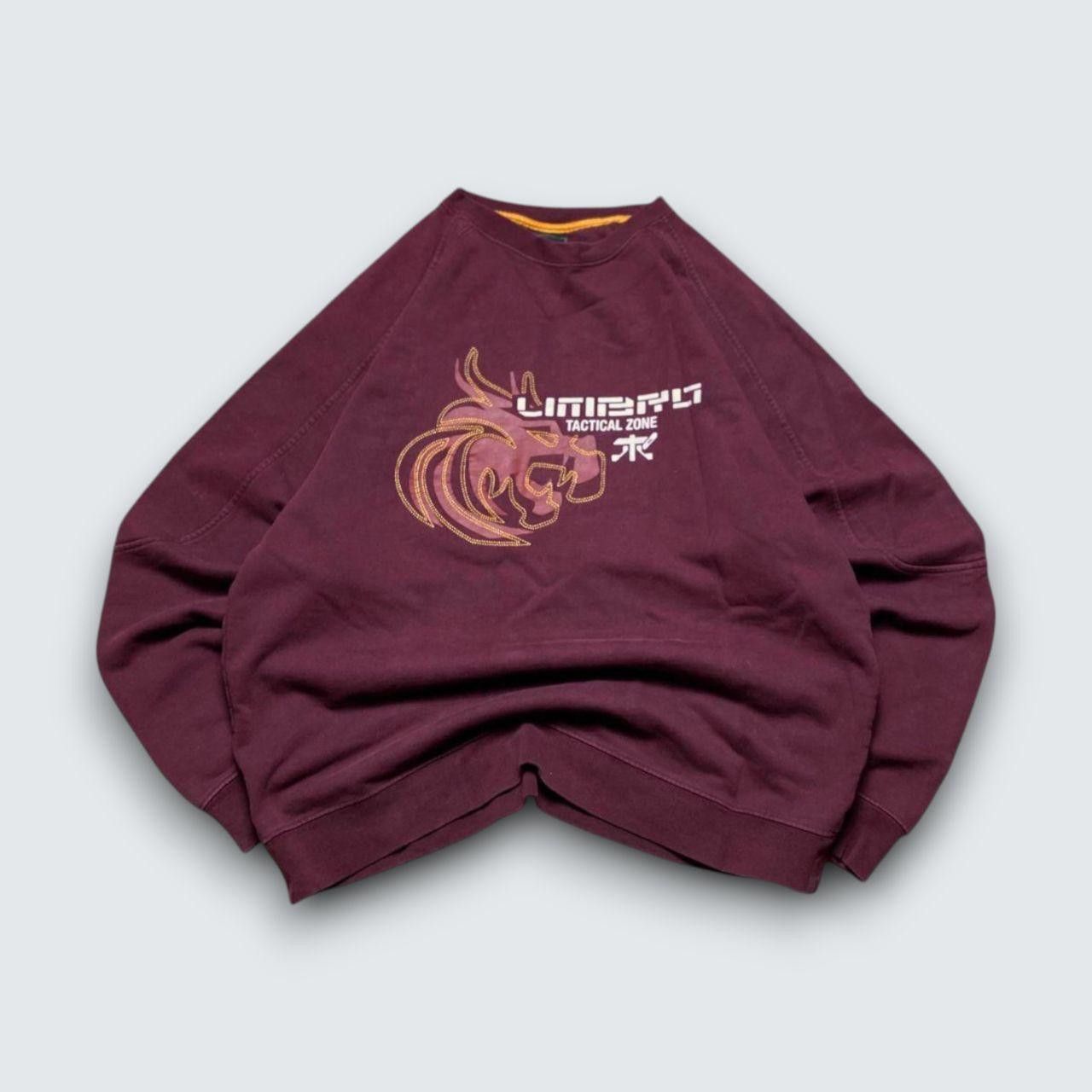Umbro 00s Umbro Embroidered Sweatshirt Purple L Size US L / EU 52-54 / 3 - 1 Thumbnail