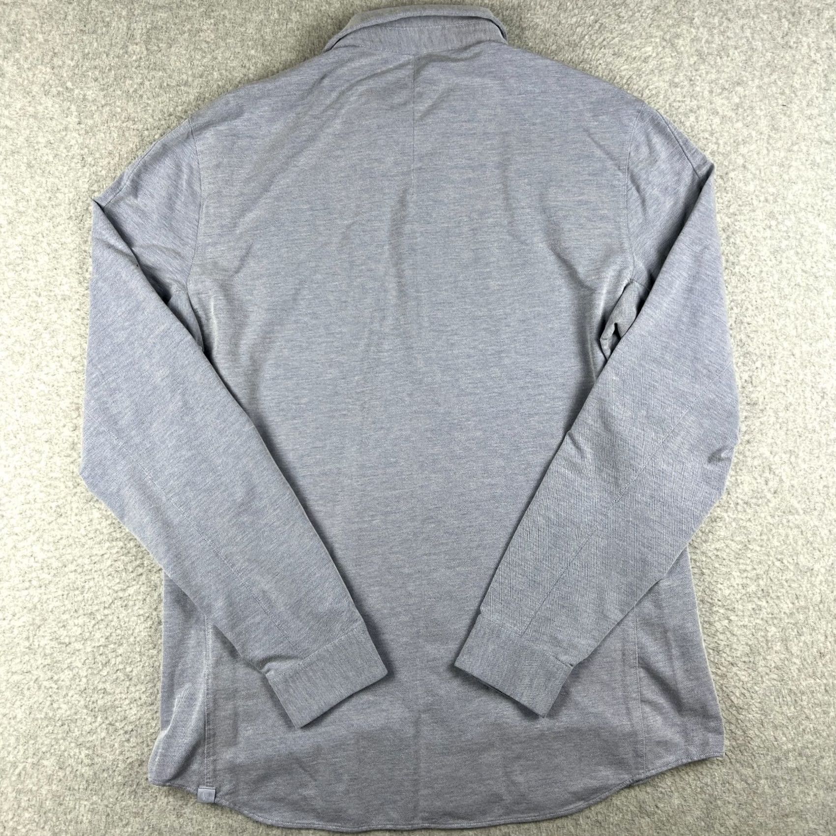 Lululemon Lululemon Commission Stretch Long Sleeve Button Shirt Large Blue Performance Size US L / EU 52-54 / 3 - 2 Thumbnail