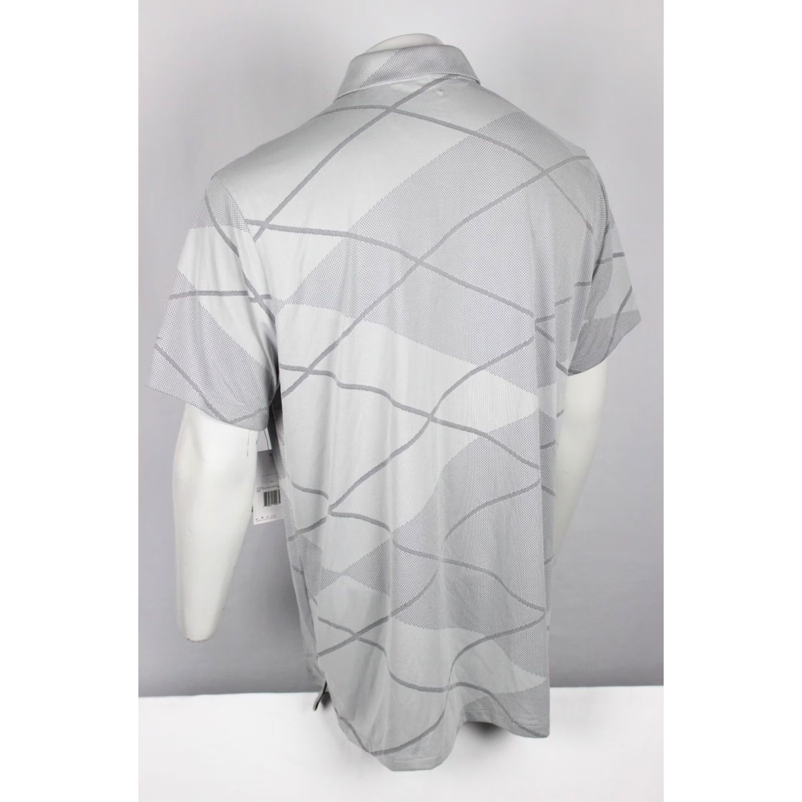 Nike Nike Men's Vapor Jacquard Polo Short Sleeve Shirt 2XL Gray Blemish Size US XXL / EU 58 / 5 - 2 Thumbnail
