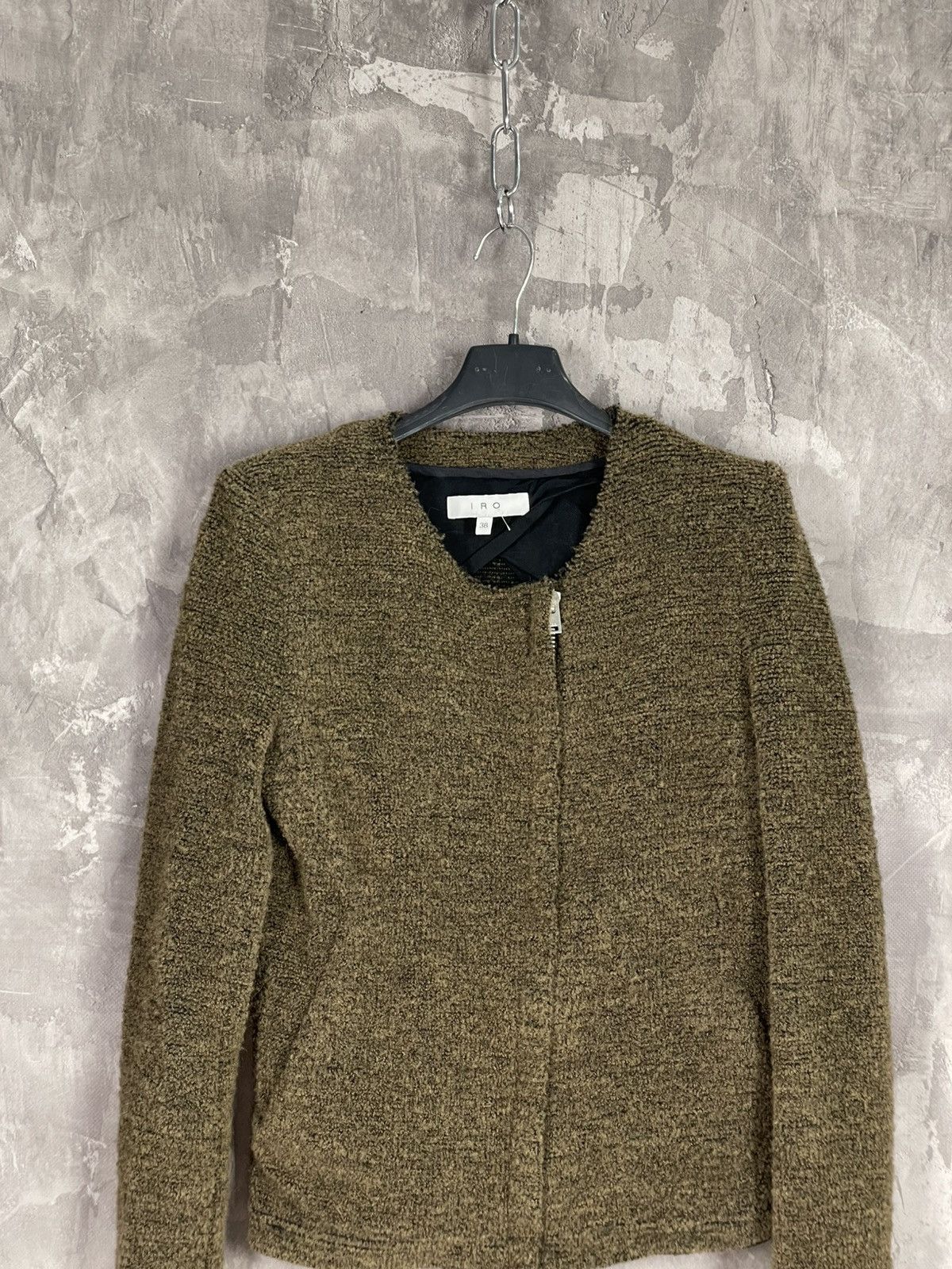 Iro × Japanese Brand Iro Avant Garde Margiela Style Y2K Fur Wool Archive Jacket Size XS / US 0-2 / IT 36-38 - 2 Thumbnail