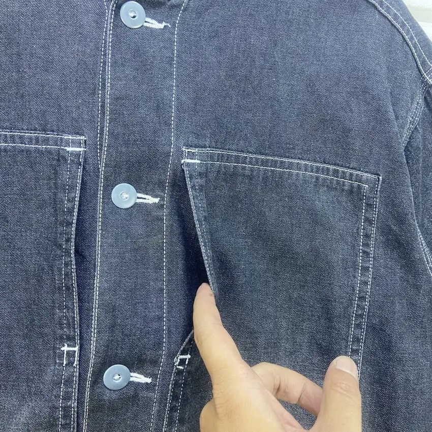 Issey Miyake Issey Miyake Soft Denim Loose Workwear Worker Style Jacket Size US M / EU 48-50 / 2 - 8 Thumbnail