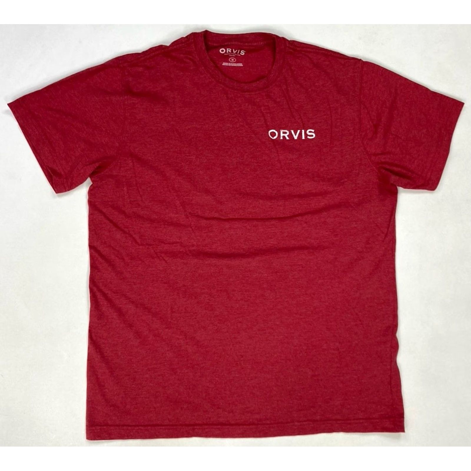 Orvis VINTAGE Orvis Graphic T-shirt Men Medium Red Size US M / EU 48-50 / 2 - 3 Thumbnail