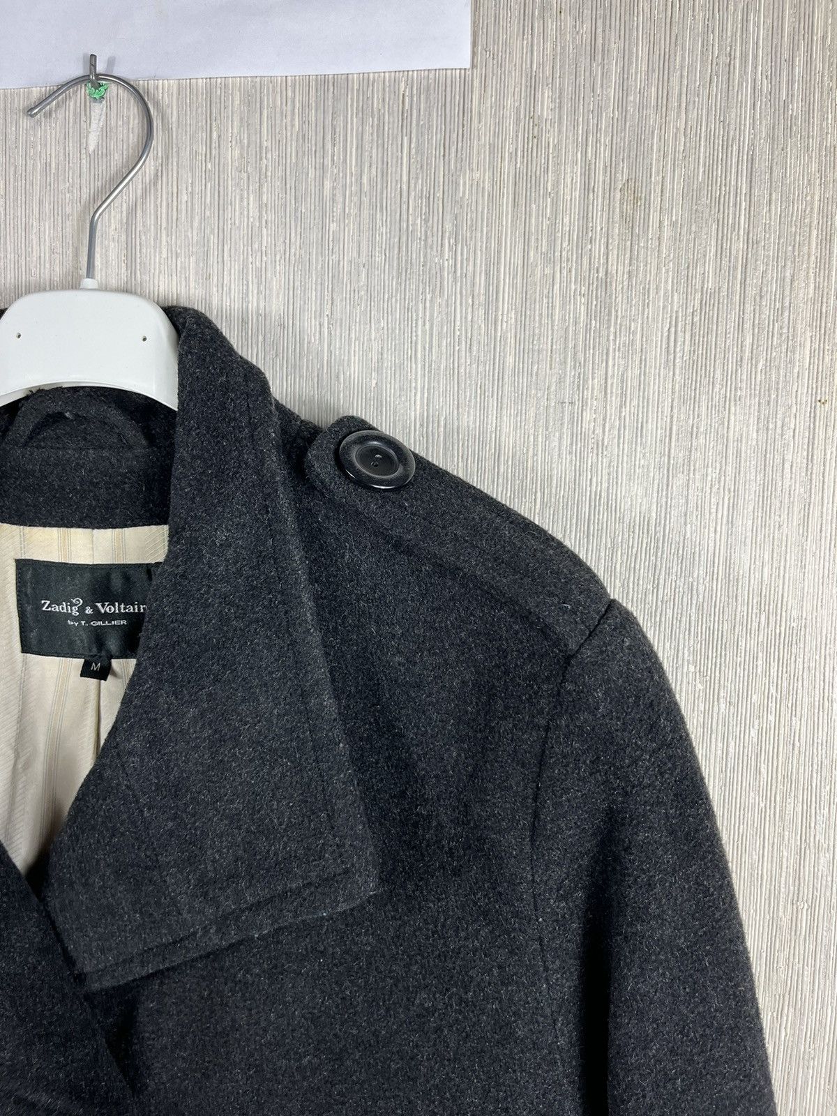 Designer × Zadig & Voltaire Zadig & Voltaire by T. Gillier double-breasted wool coat Size M / US 6-8 / IT 42-44 - 9 Thumbnail