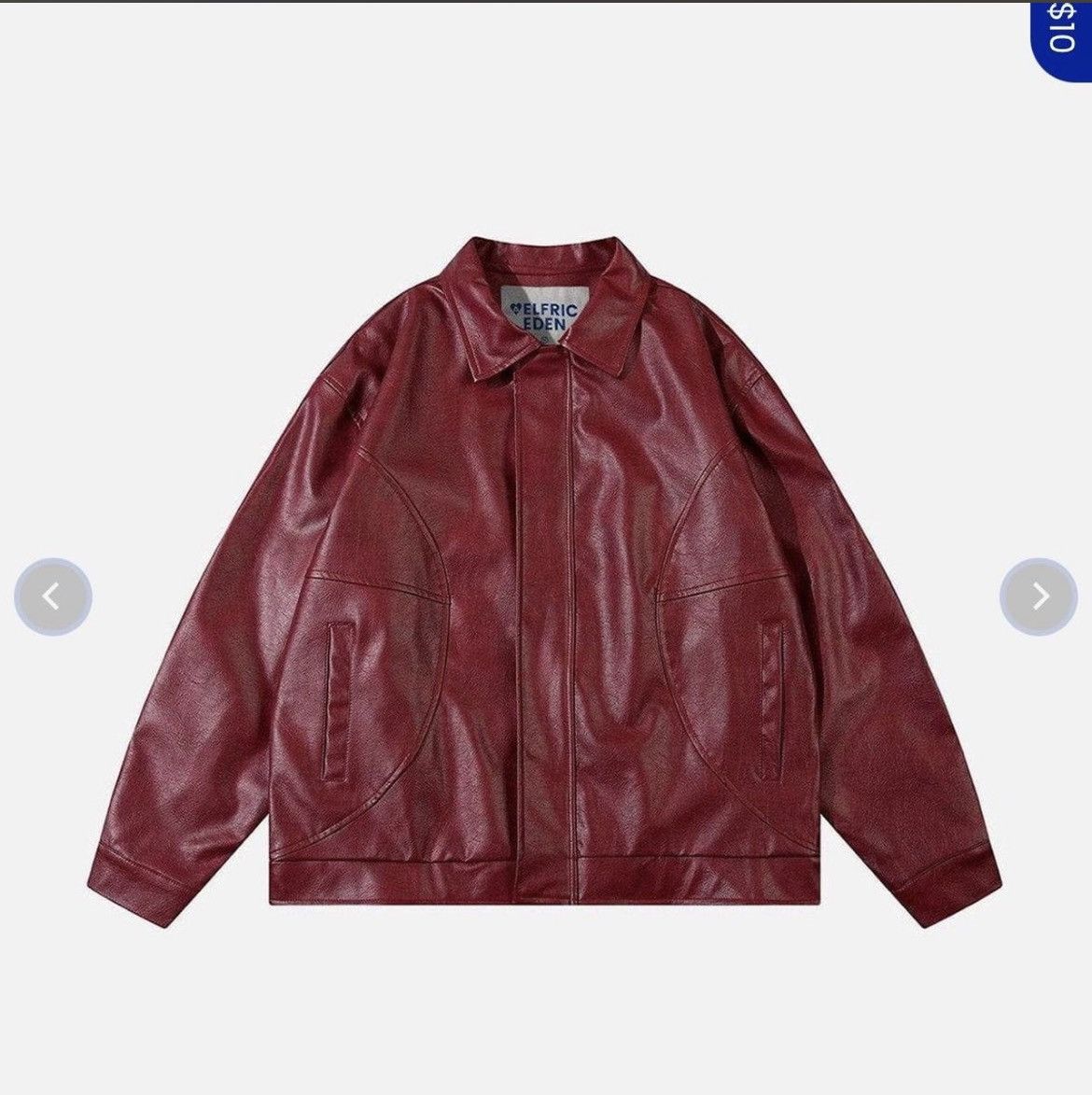 Other Aelfric eden red leather jacket Size US S / EU 44-46 / 1 - 2 Thumbnail