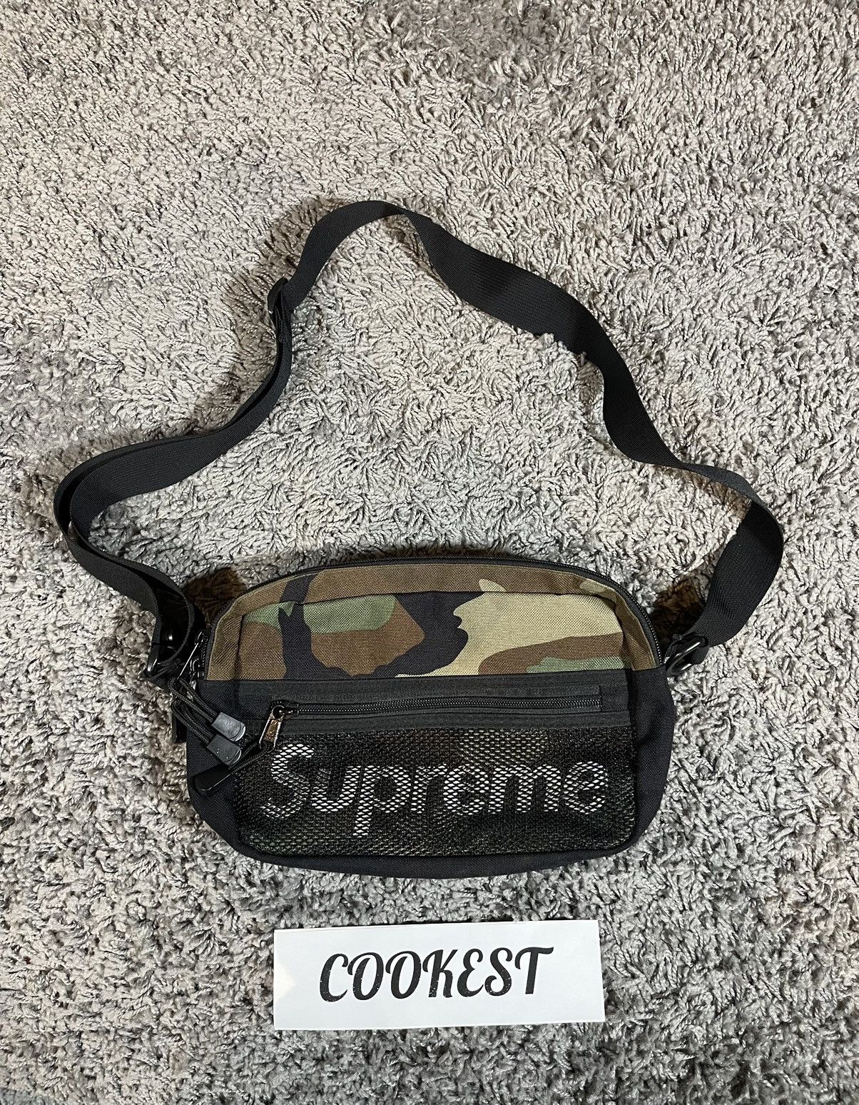 バッグ Supreme 14ss Shoulder Bag camo Supreme 14ss Logo Shoulder Bag camo
