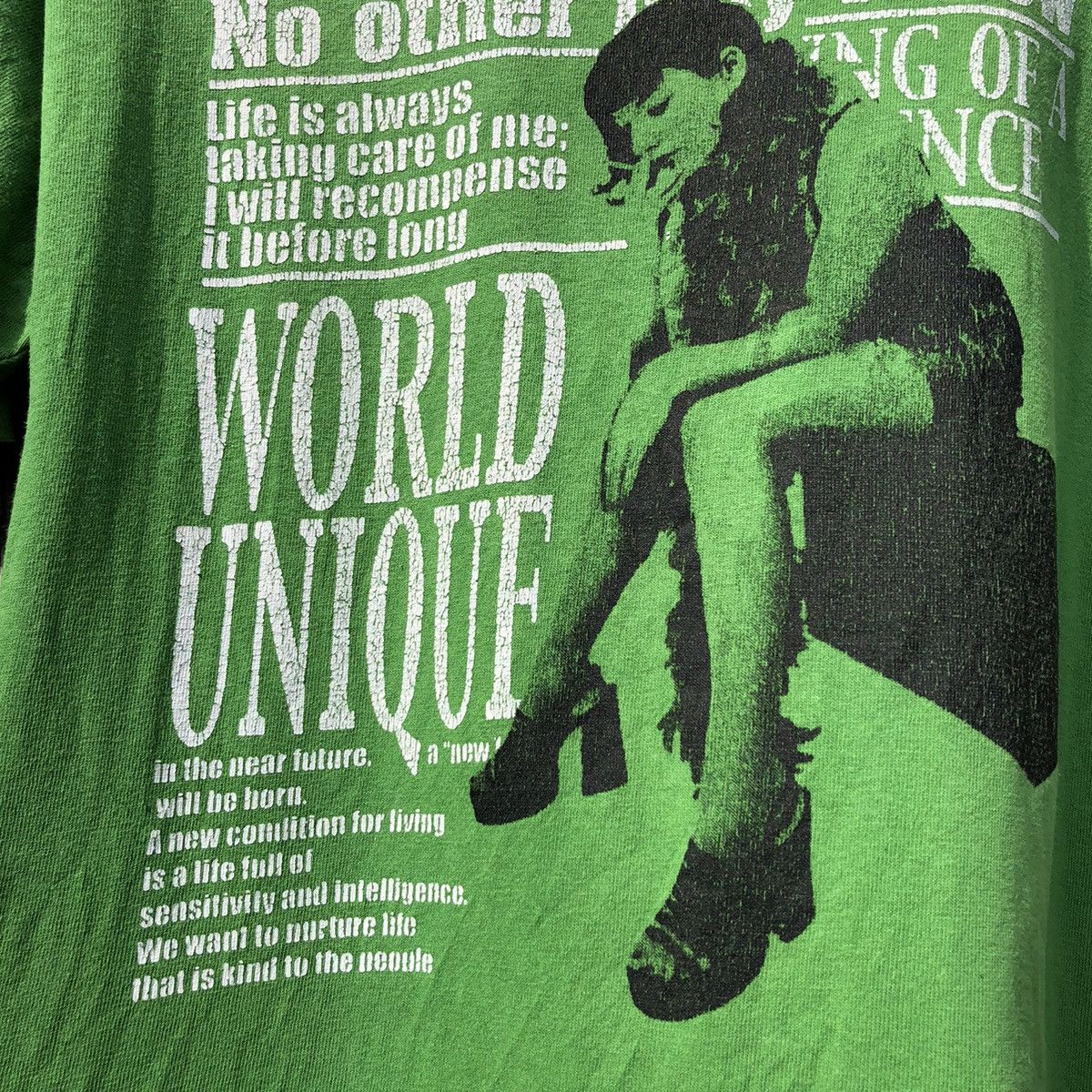 Japanese Brand 🔥Steals🔥 Distressed GREAT WOOD HOUSE Faded Tshirt Size US L / EU 52-54 / 3 - 6 Thumbnail