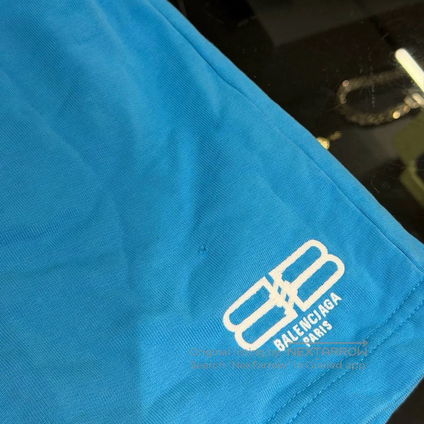 Balenciaga Balenciaga Lock Double B Blue Shorts. Size US 40 / EU 56 - 3 Thumbnail