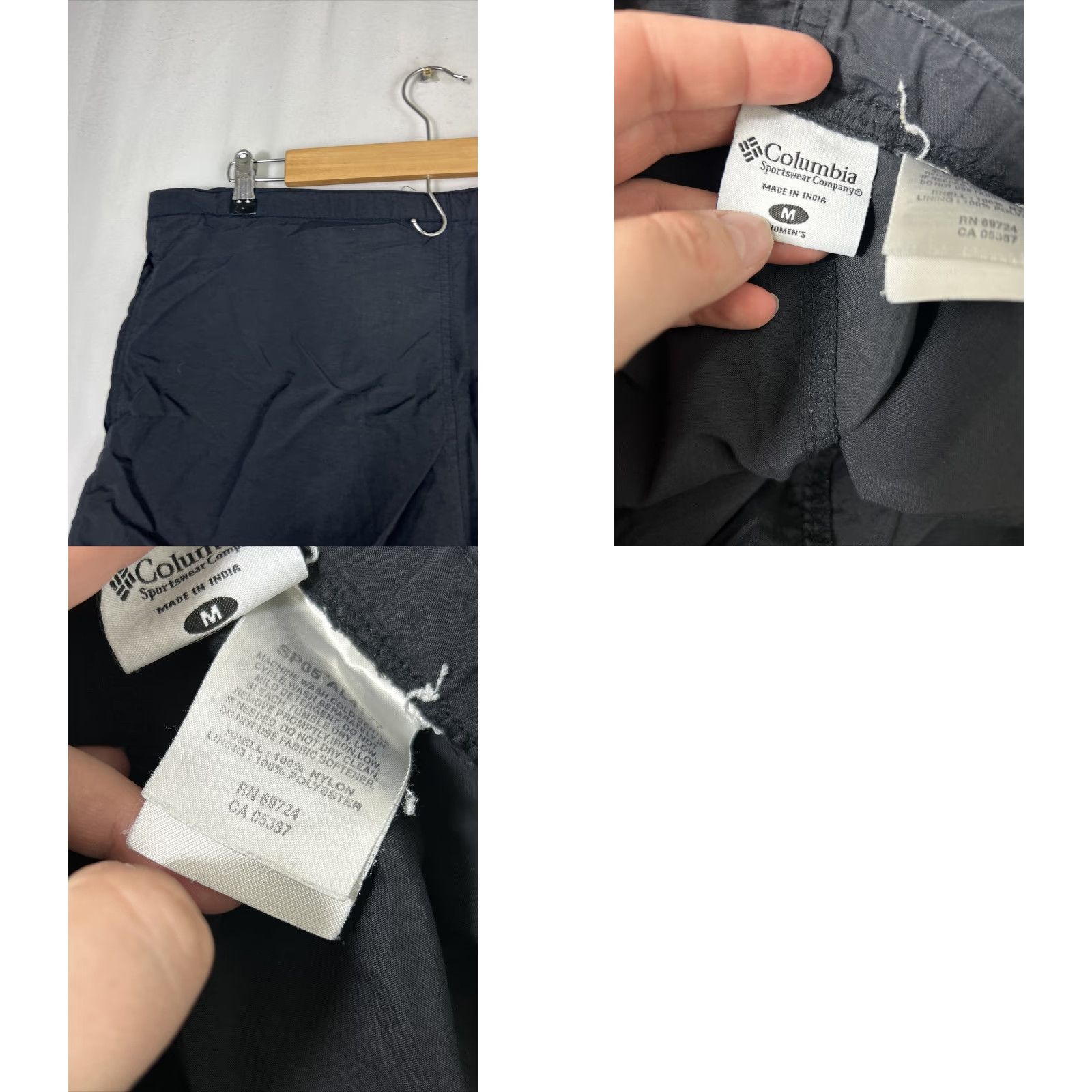 Vintage Columbia Womens Bermuda Shorts Black Nylon Hiking M with Pockets - Regular, Medium Size 32" / US 10 / IT 46 - 9 Thumbnail