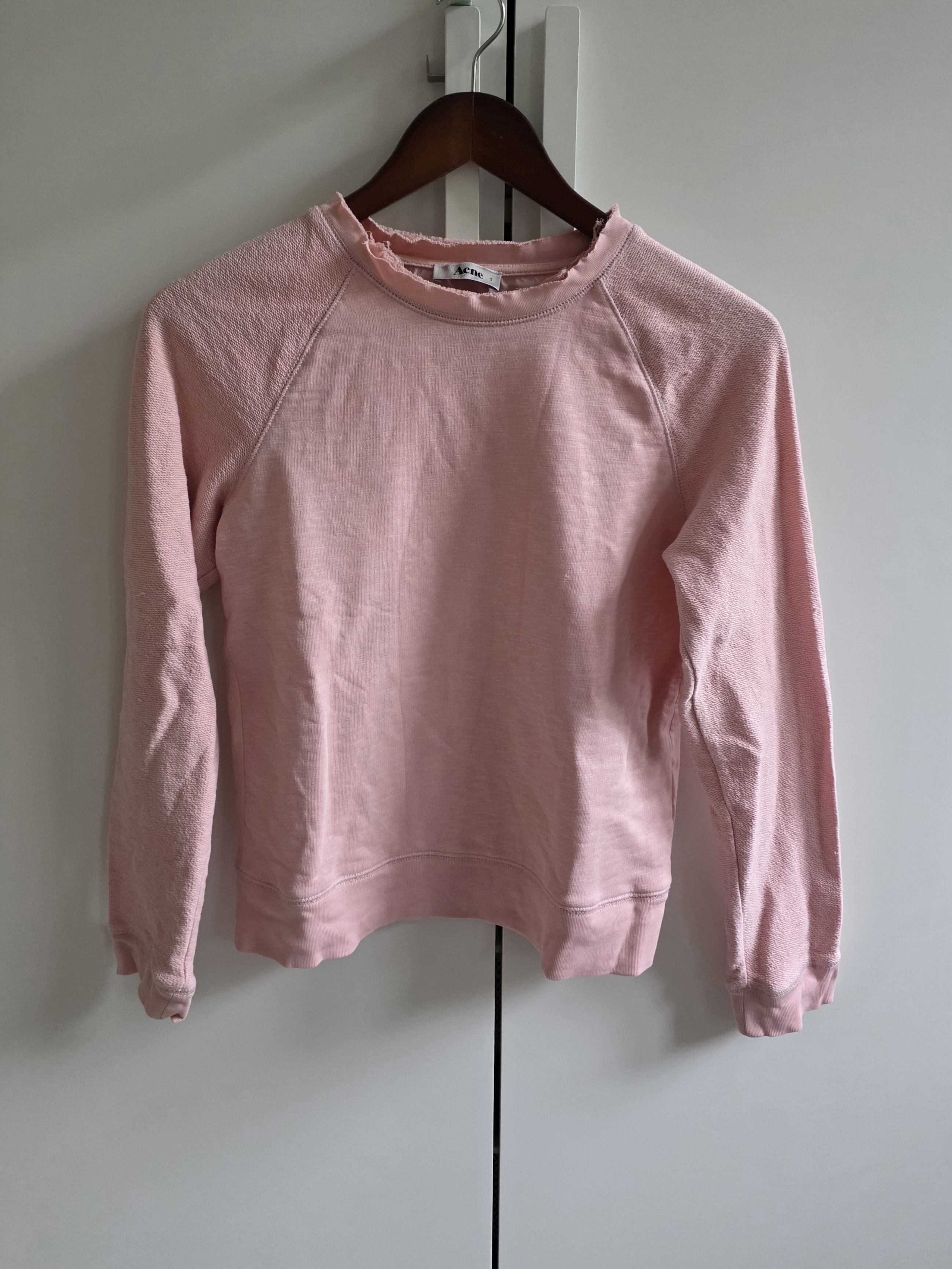 Acne Studios Acne Studios women's cropped S pink sweatshirt Size S / US 4 / IT 40 - 11 Thumbnail