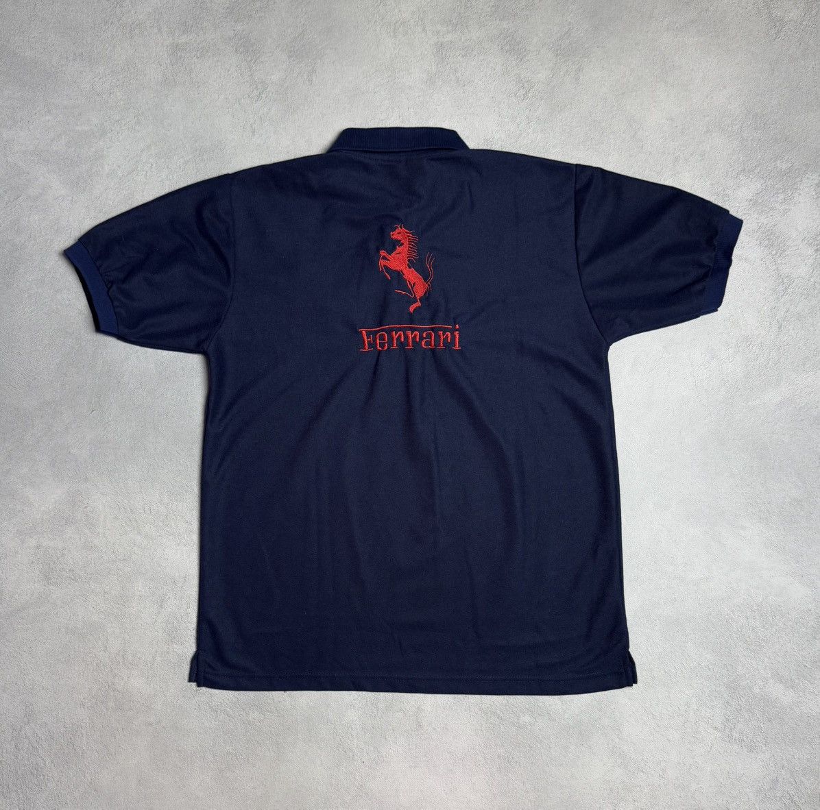 Ferrari FERRARI Racing Polo Shirt Big Embroidered Logo size L Size US L / EU 52-54 / 3 - 2 Thumbnail
