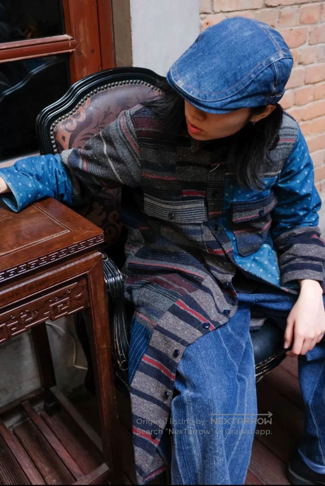 Kapital Kapital BOHO Vintage Fabric Patchwork Long Shirt. Size S / US 4 / IT 40 - 1 Thumbnail