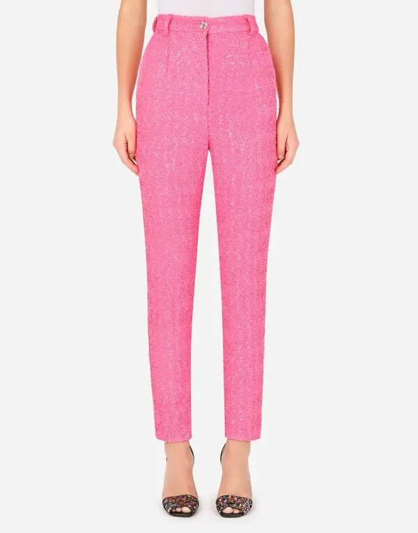 Dolce & Gabbana o1y0925 Casual Pant in Fuchsia Size 27" / US 4 / IT 40 - 1 Thumbnail