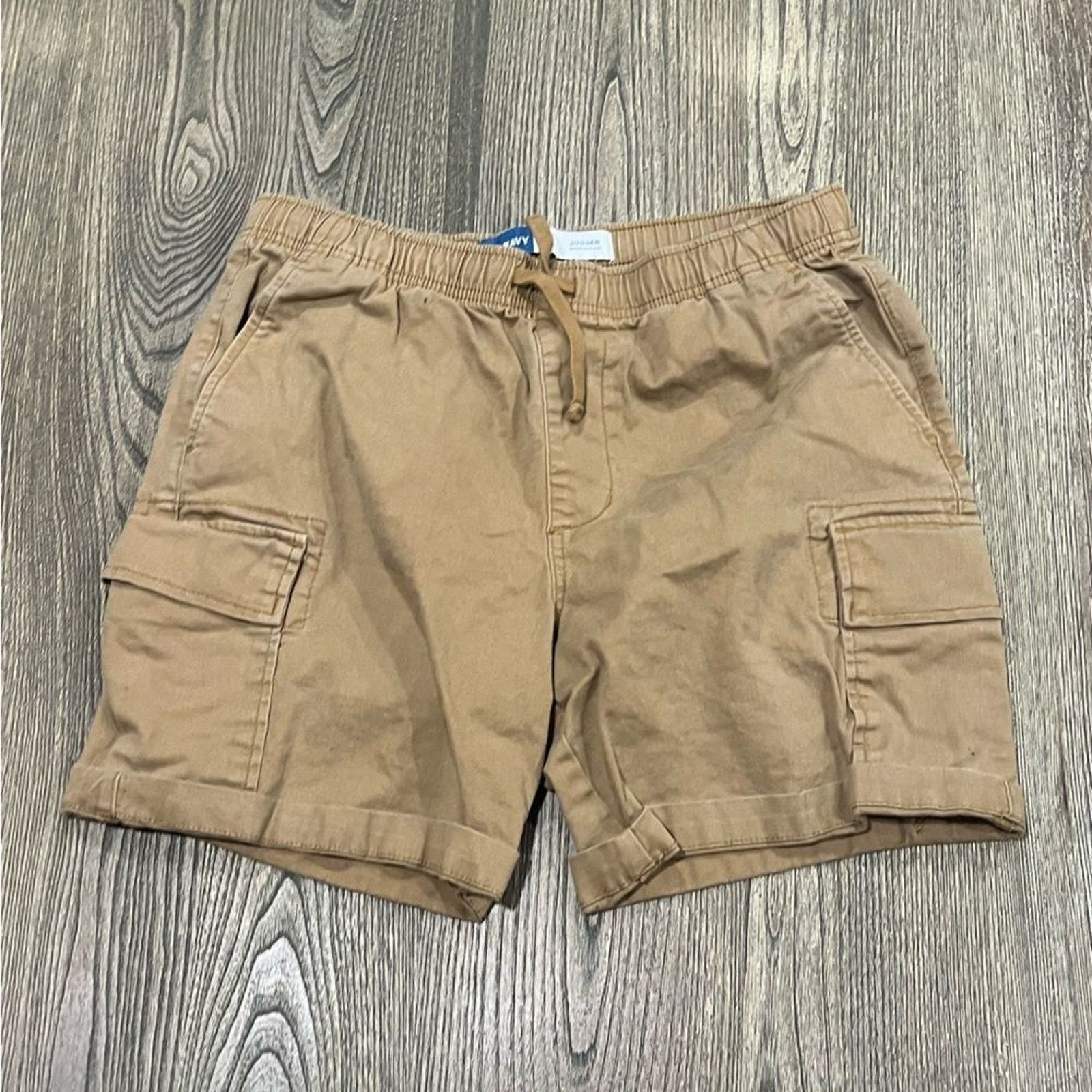 Old Navy Old Navy Mens Cargo Jogger Shorts Built In Flex Elastic Size US 32 / EU 48 - 1 Thumbnail