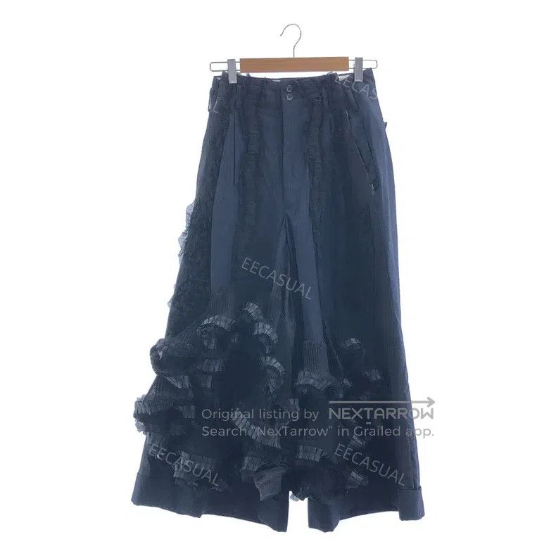 Comme des Garcons Comme Des Garcons size XS Navy Blue Wool Chiffon Pleated W Size 23" - 1 Thumbnail