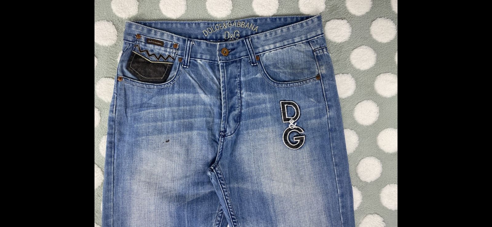 Dolce & Gabbana VINTAGE Y2K-era DOLCE &GABBANA JEANS BUTTONFLY Size US 34 / EU 50 - 7 Thumbnail