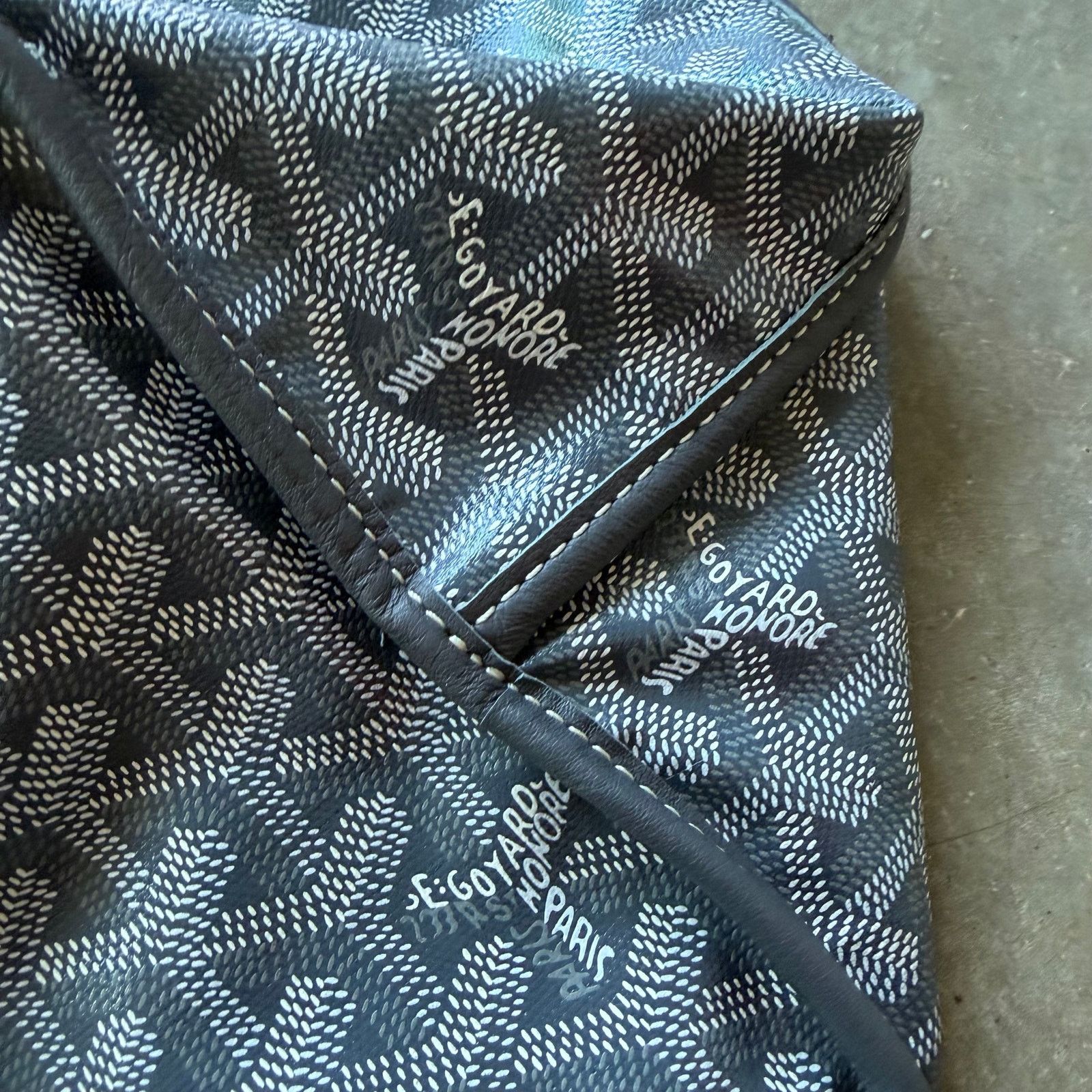 Goyard Goyard Anjou GM Calfskin And Canvas Tote Bag Size ONE SIZE - 21 Thumbnail