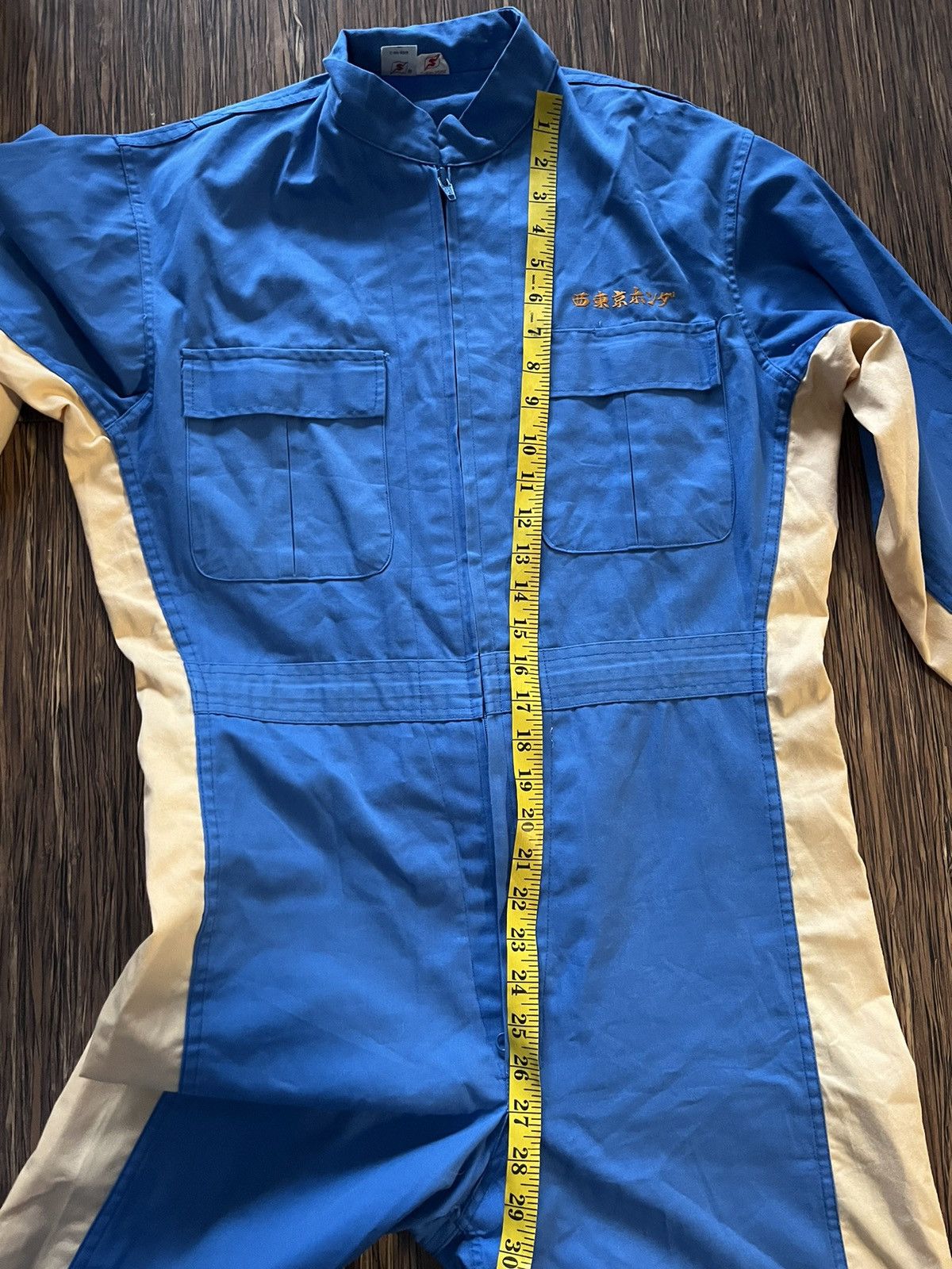 Japanese Brand × Vintage 80s vintage Japanese mechanic overalls jumpsuit worker Size US S / EU 44-46 / 1 - 14 Thumbnail
