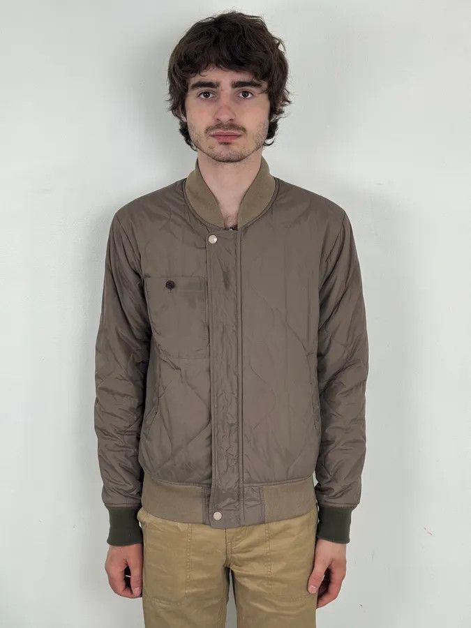 Marc Jacobs Marc Jacobs Reversible Beige Nylon Quilted Bomber Jacket Size US S / EU 44-46 / 1 - 3 Thumbnail