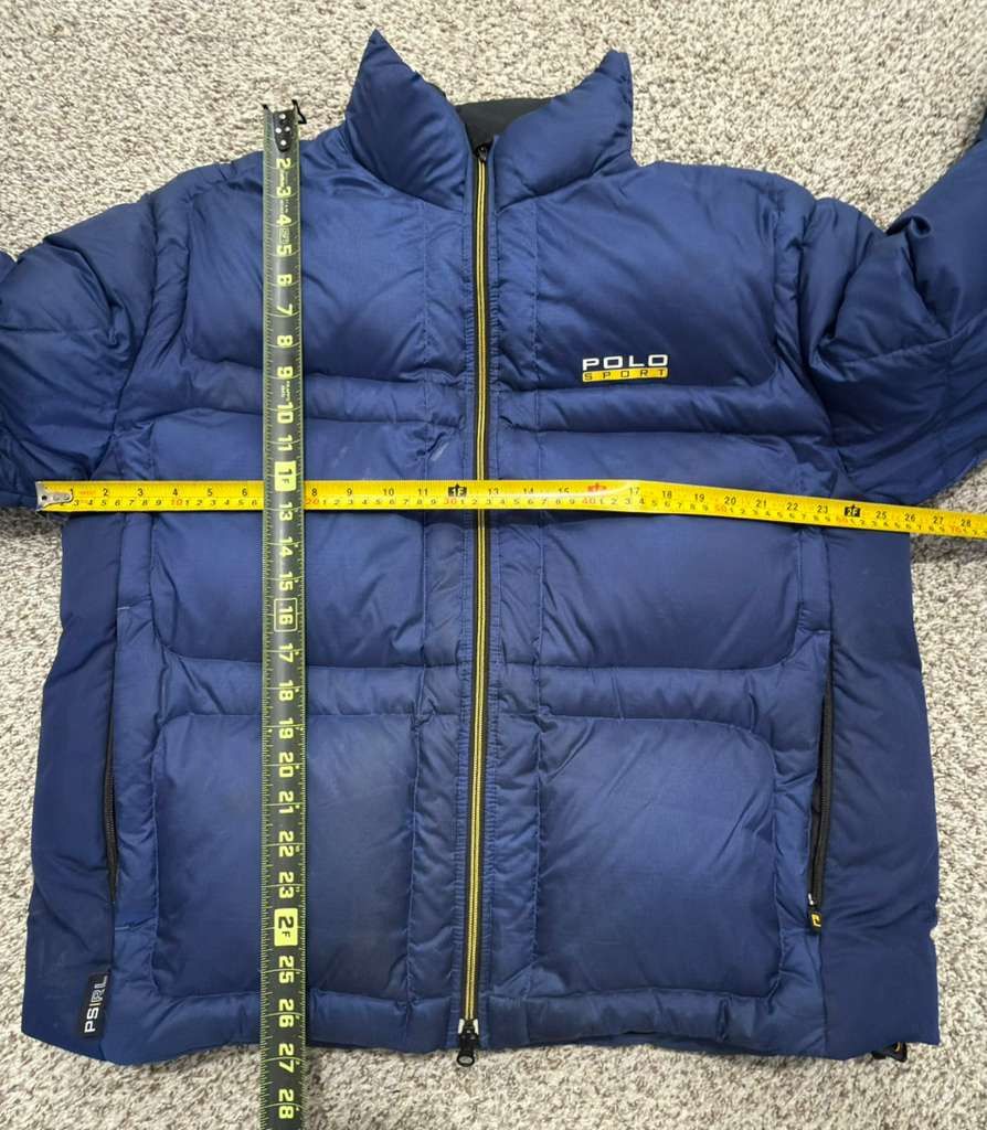 Polo Ralph Lauren VINTAGE 90s NAVY BLUE POLO SPORT RALPH LAUREN PUFFER JACKET Size US XL / EU 56 / 4 - 10 Thumbnail