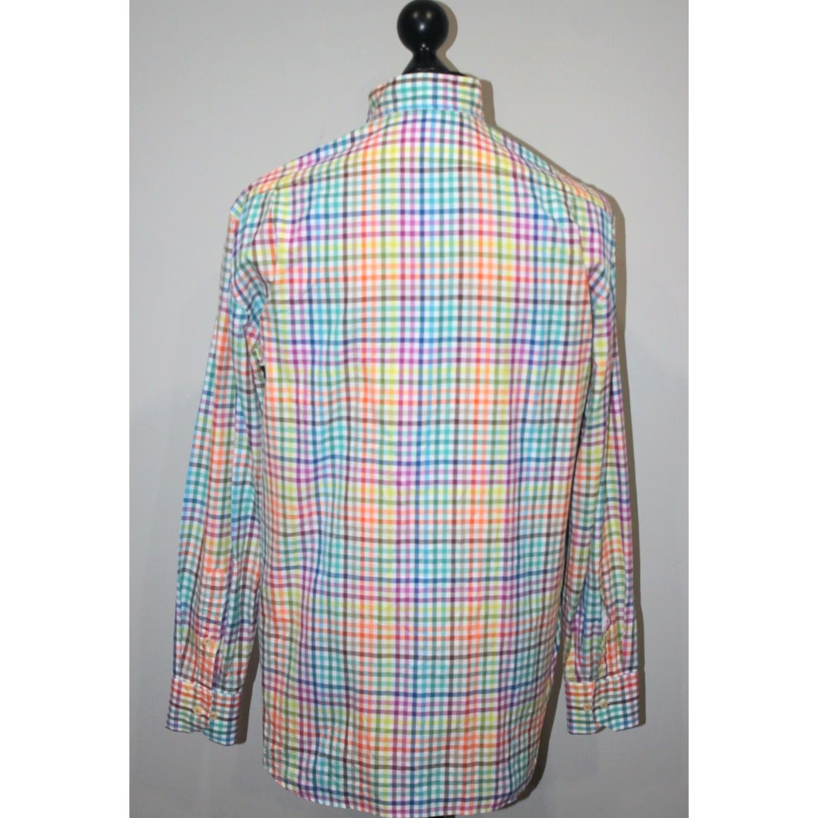 Vintage Stenströms Dress Shirt Men 16 1/2 42 Multicoloured 100% cotton Fitted Body Twofold Super cotton XS- XL Size US XL / EU 56 / 4 - 3 Thumbnail