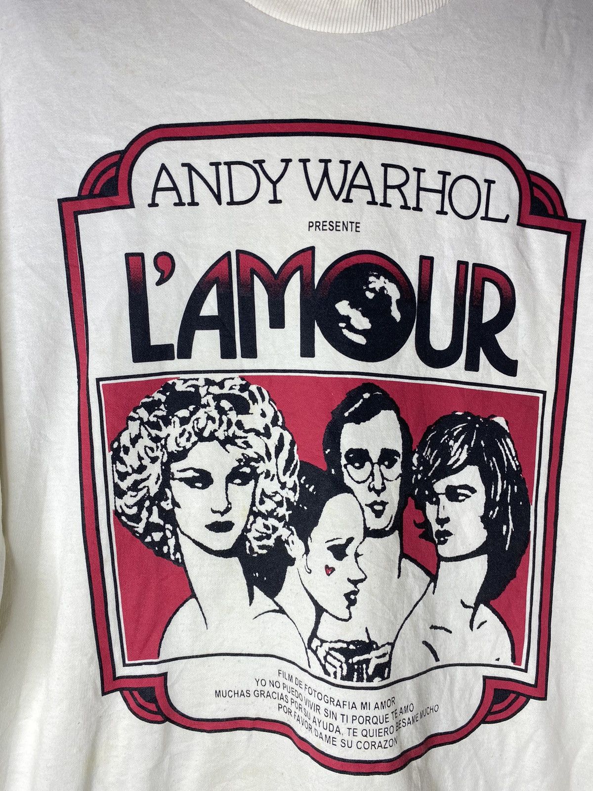 Andy Warhol × Hysteric Glamour × Japanese Brand Andy warhol L’amour underground movie europe sweatshirts Size US L / EU 52-54 / 3 - 2 Thumbnail