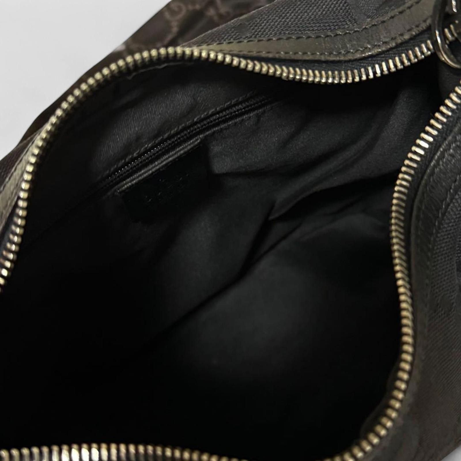 Gucci Gucci - Women's Black GG Shoulder Bag Size ONE SIZE - 6 Thumbnail