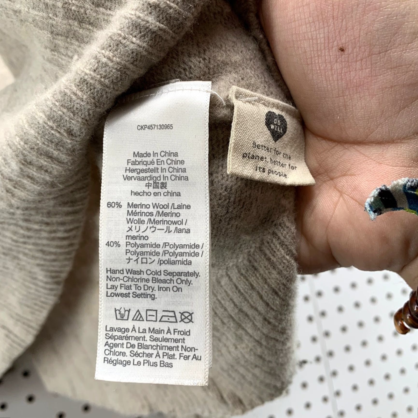 Madewell Madewell Merino Wool Sweater Womens Medium Brown Collared Oversize Crop Sweater Pullover Knit Wool Classic Everyday Casual Mens? Size M / US 6-8 / IT 42-44 - 5 Thumbnail