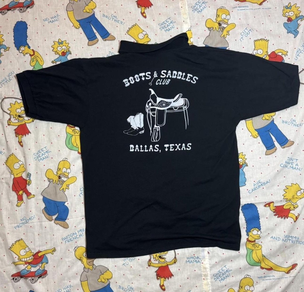 Vintage Vintage Boots And Saddles Club Texas Shirt Y2K Large Polo Size US L / EU 52-54 / 3 - 4 Thumbnail