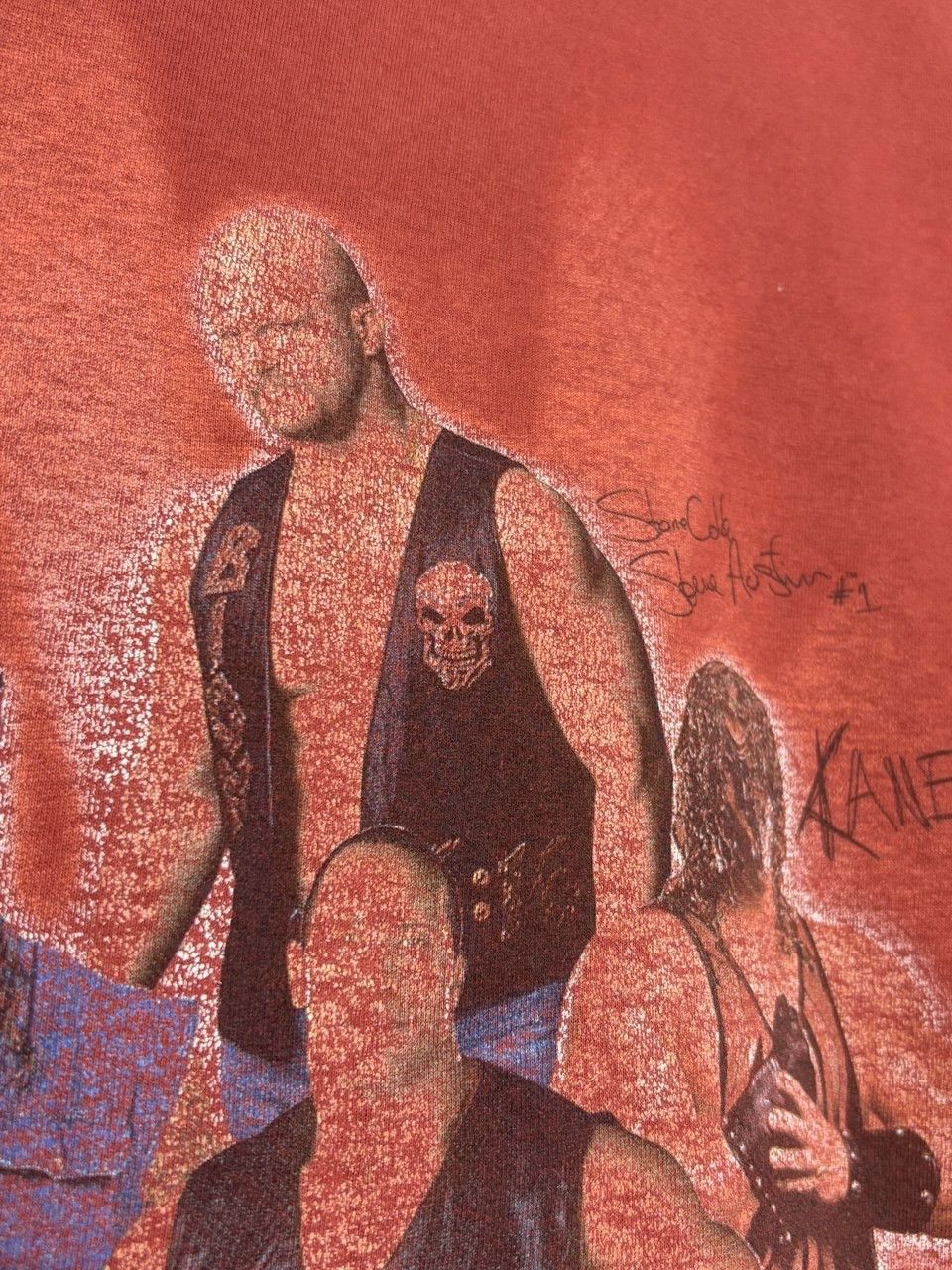 WWF Vintage 2000s WWE Wrestlemania Tee Stone Cold The Rock Kane Size US S / EU 44-46 / 1 - 7 Thumbnail