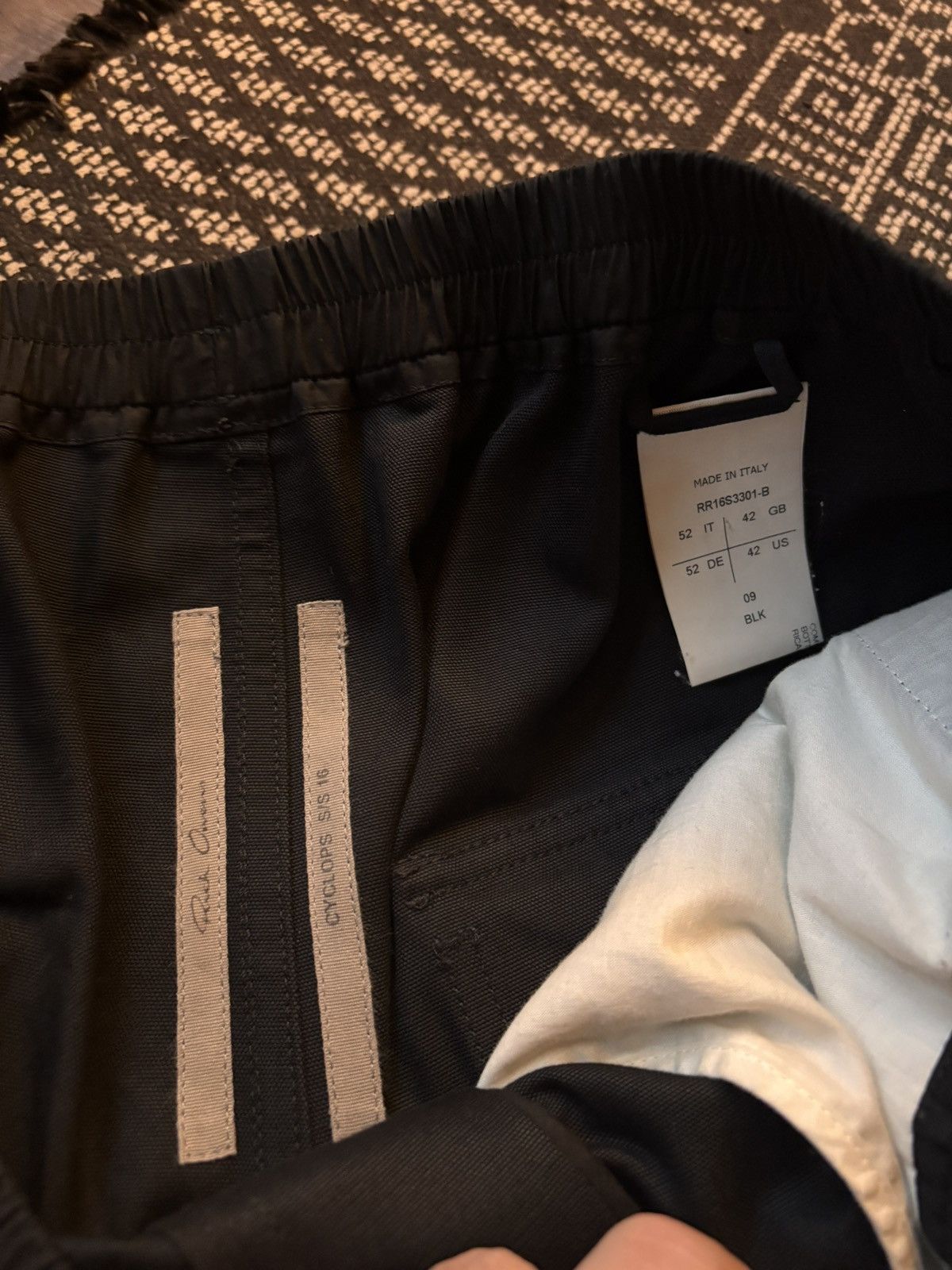 Rick Owens Cyclops SS 16 Cargo Shorts
