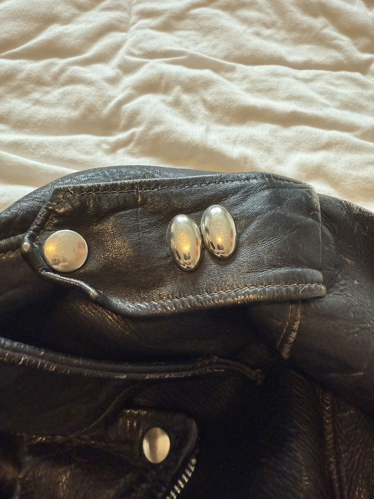 Vintage Horsehide Grais Leather Jacket Size US M / EU 48-50 / 2 - 5 Thumbnail
