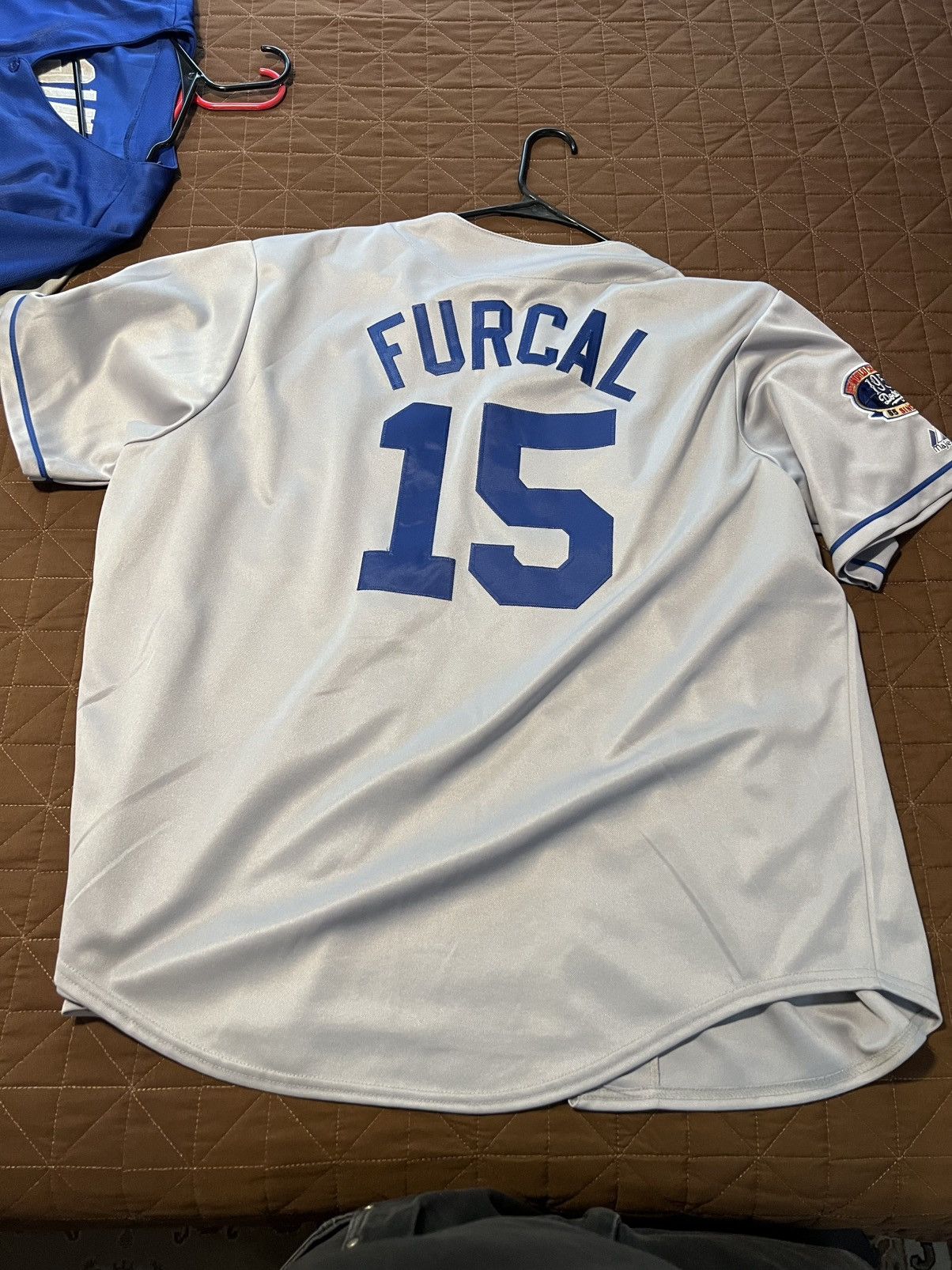 Other Majestic Dodgers jersey 1955 World Series/anniversary Size US XL / EU 56 / 4 - 1 Thumbnail