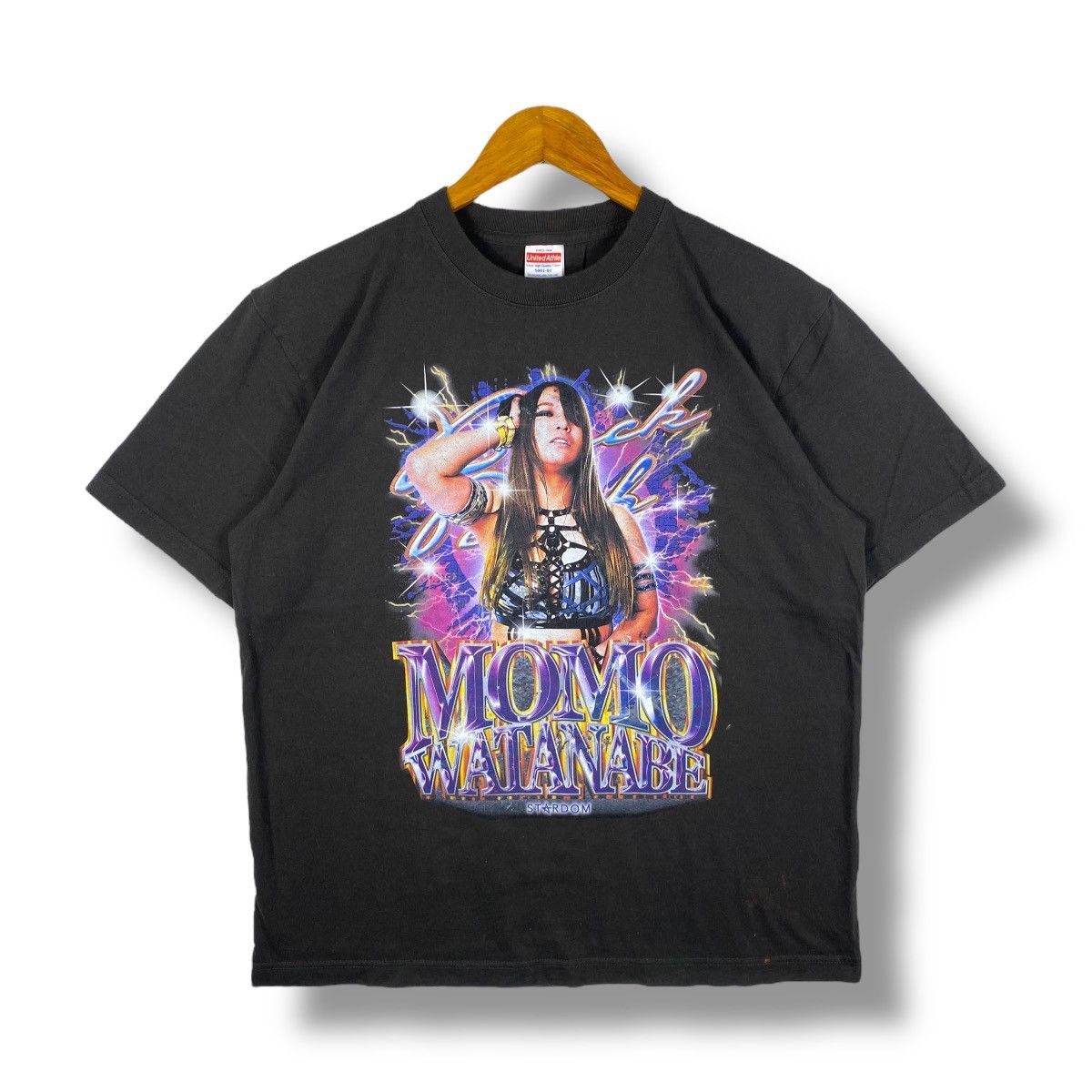 Japanese Brand Japanese Pro Wrestler MOMO WATANABE Graphic Tee Shirt Size US L / EU 52-54 / 3 - 1 Thumbnail