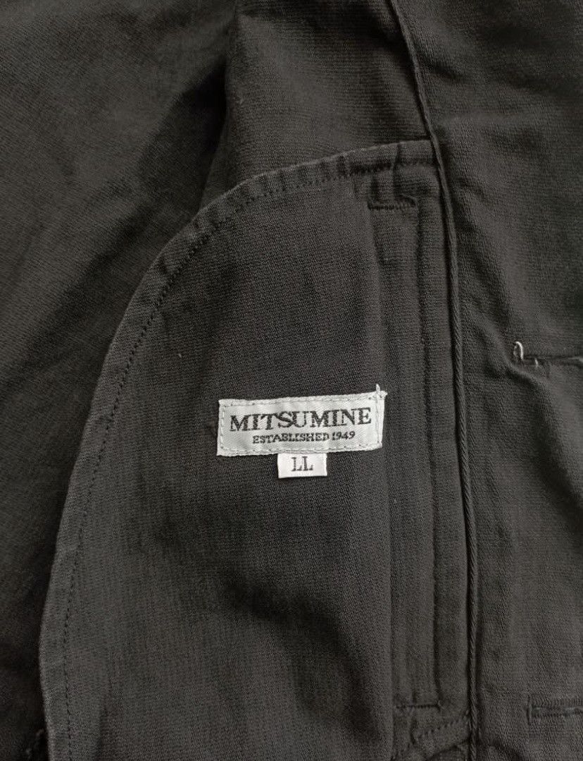 Japanese Brand × Vintage Vintage Mitsumine Black Denim Jacket Size US L / EU 52-54 / 3 - 5 Thumbnail