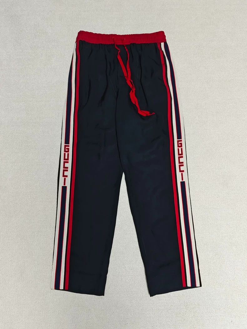 Gucci Classic logo black and red trousers 2502-Nextarrow