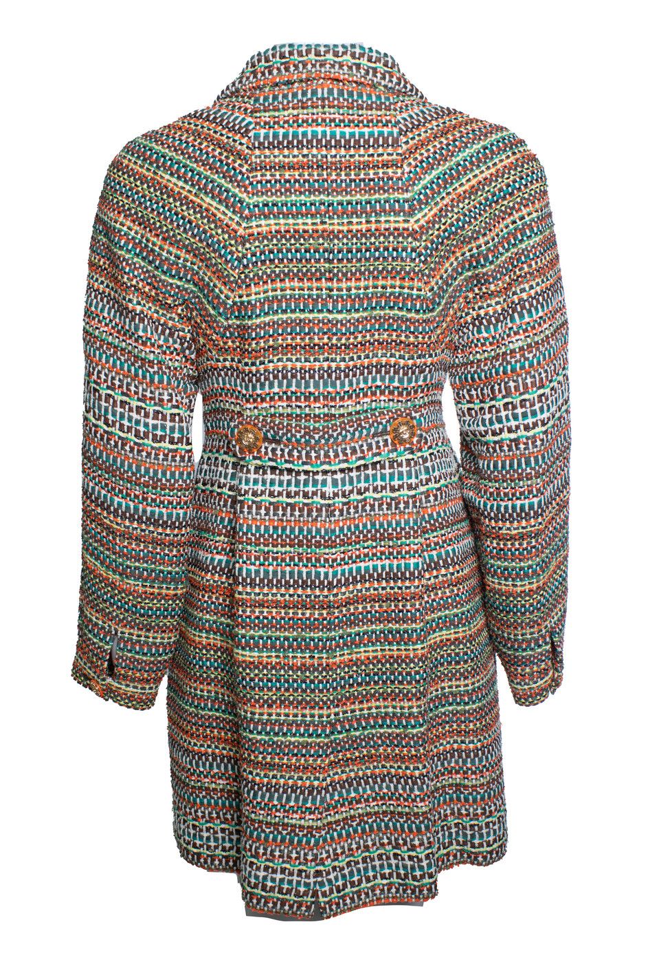 Chanel Chanel, Paris Seoul double breasted tweed coat Size S / US 4 / IT 40 - 3 Thumbnail