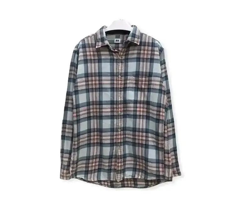 image of Uniqlo Flannel Shirt, Men's (Size Large)
