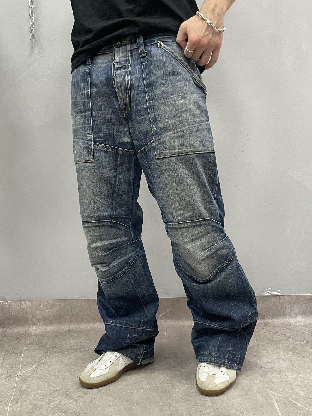 G-Star Junya watanbe style g star raw baggy jeans pants y2k Size US 32 / EU 48 - 5 Thumbnail