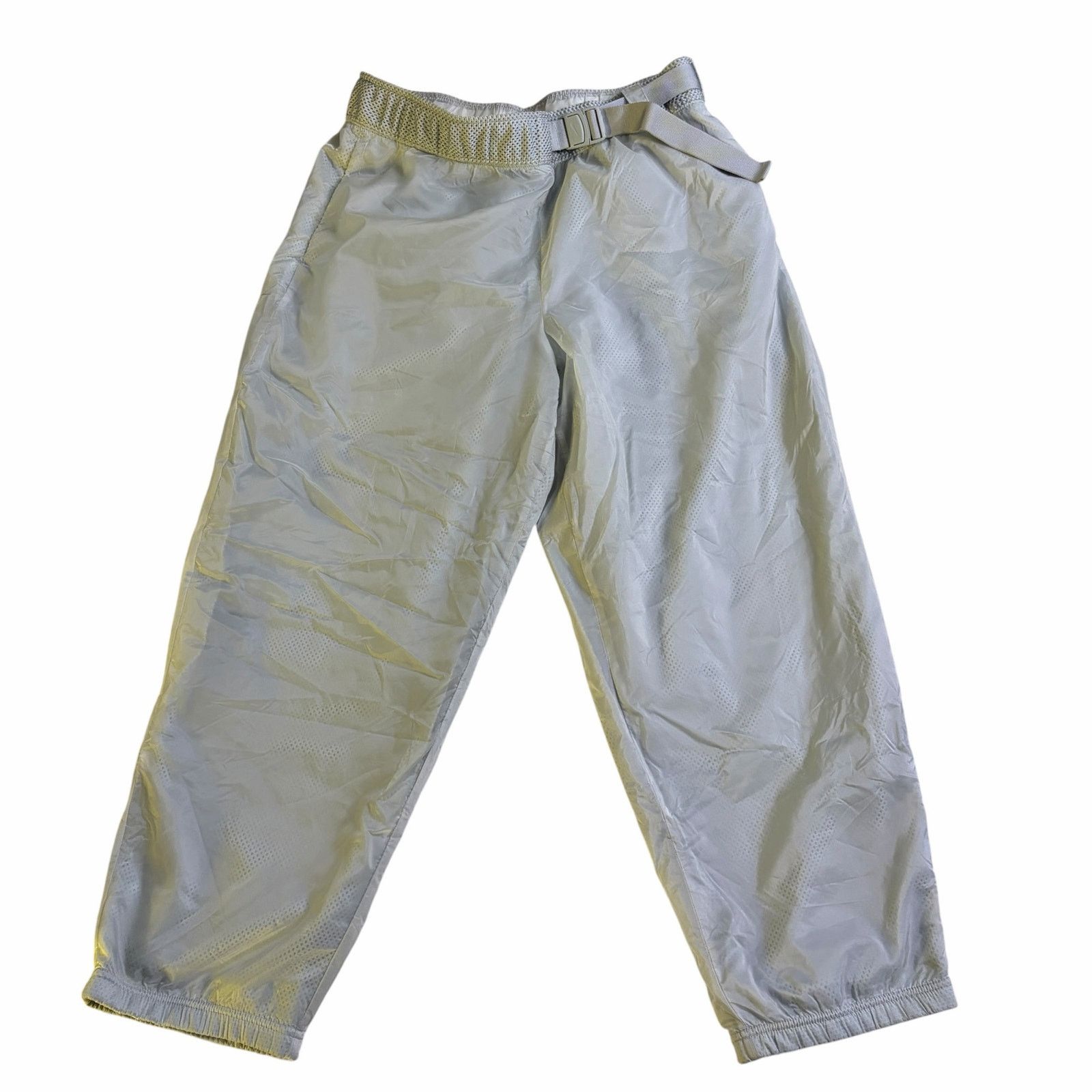 Nike Nike Tech Pack pants Women Large High Rise Gray Mesh Belted Size 32" / US 10 / IT 46 - 7 Thumbnail