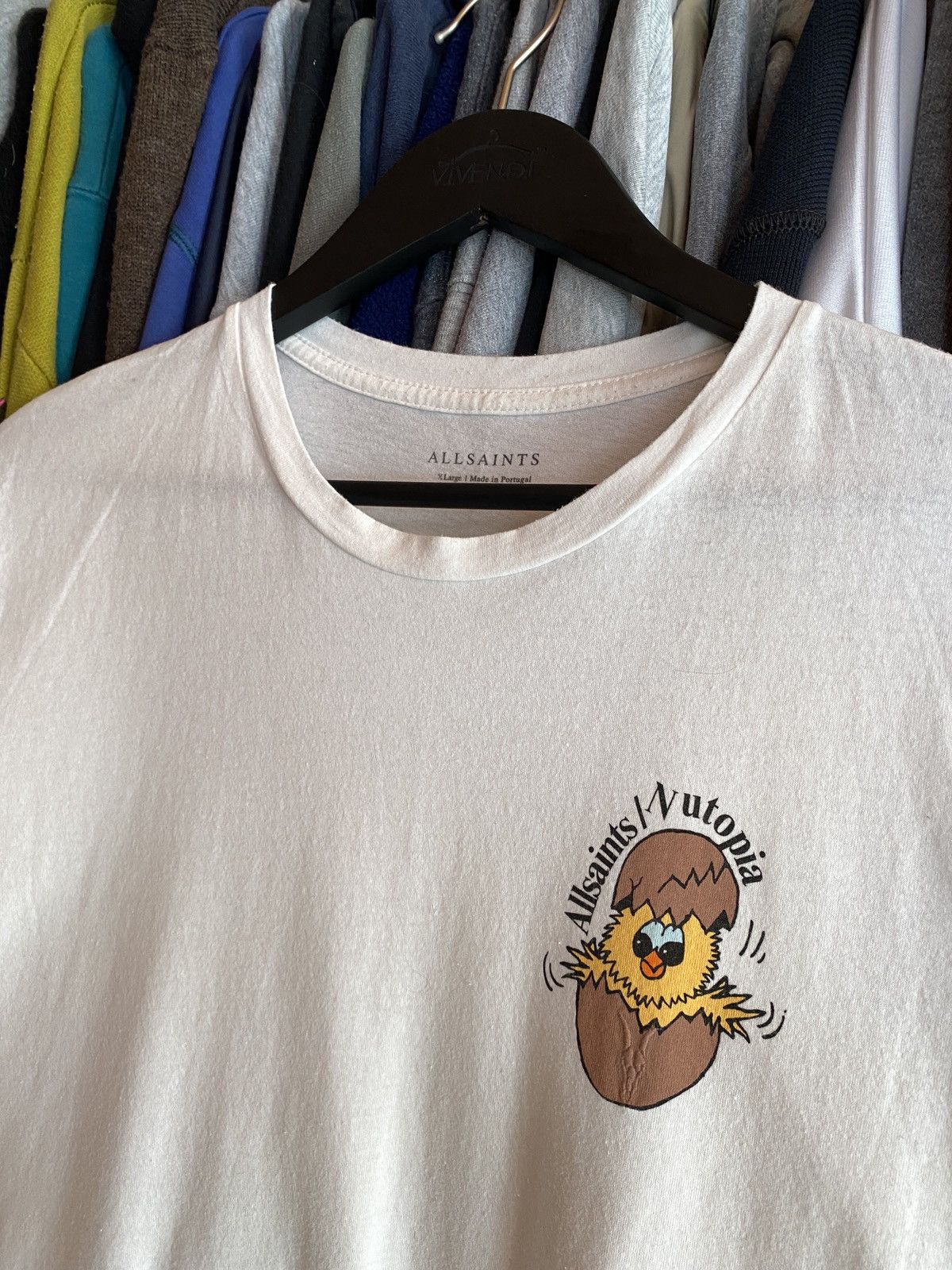 Allsaints VINTAGE ALLSAINTS NUTOPIA T-SHIRT Y2k Size US XL / EU 56 / 4 - 2 Thumbnail