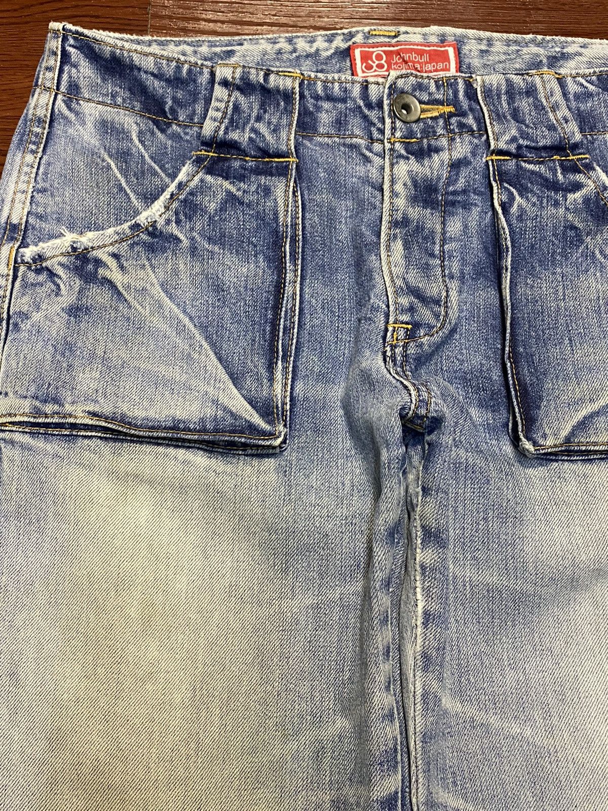 KOJIMA GENES Vintage Japanese Brand Kojima Faded Distressed Bush Jeans Size US 30 / EU 46 - 7 Thumbnail