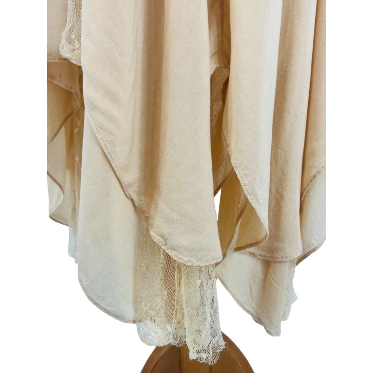 Free People RARE Free People Pieced Together Mini Slip Dress| Boho Indie Size L / US 10 / IT 46 - 10 Thumbnail