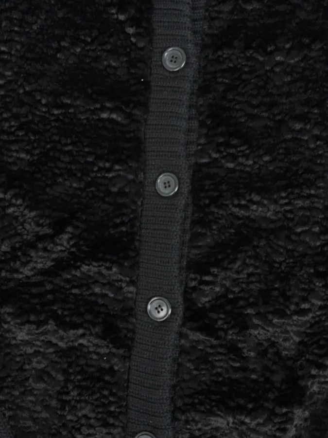 Prada AW2011 Prada Black Officer Wool Textured Knit Cardigan Sweater Size M / US 6-8 / IT 42-44 - 8 Thumbnail
