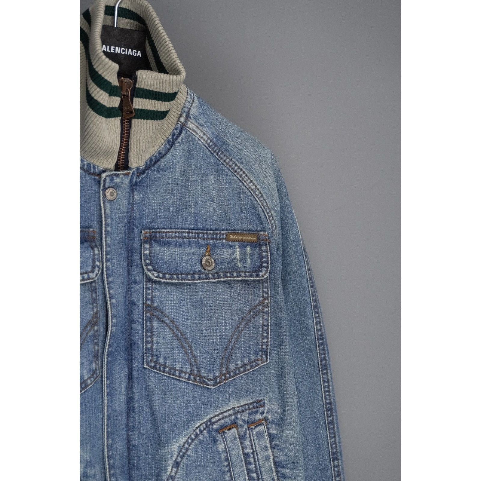 Dolce & Gabbana Vintage archive dolce gabbana big back dg logo denim jacket Size US M / EU 48-50 / 2 - 5 Thumbnail