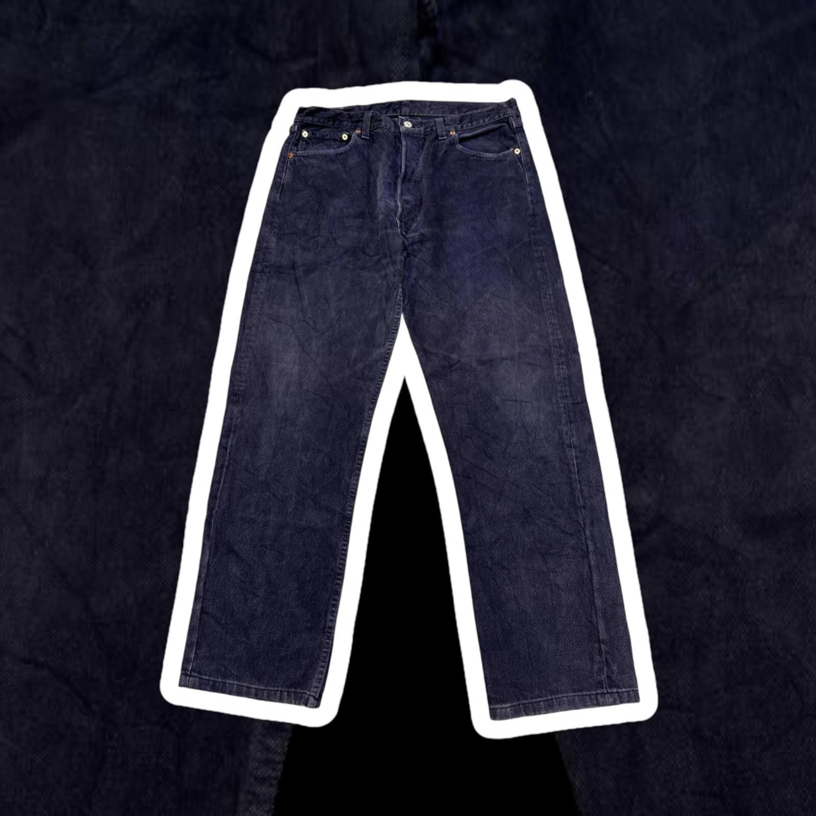 Levi's Levi's Navy 501 Men's Denim Jeans Size US 34 / EU 50 - 1 Thumbnail